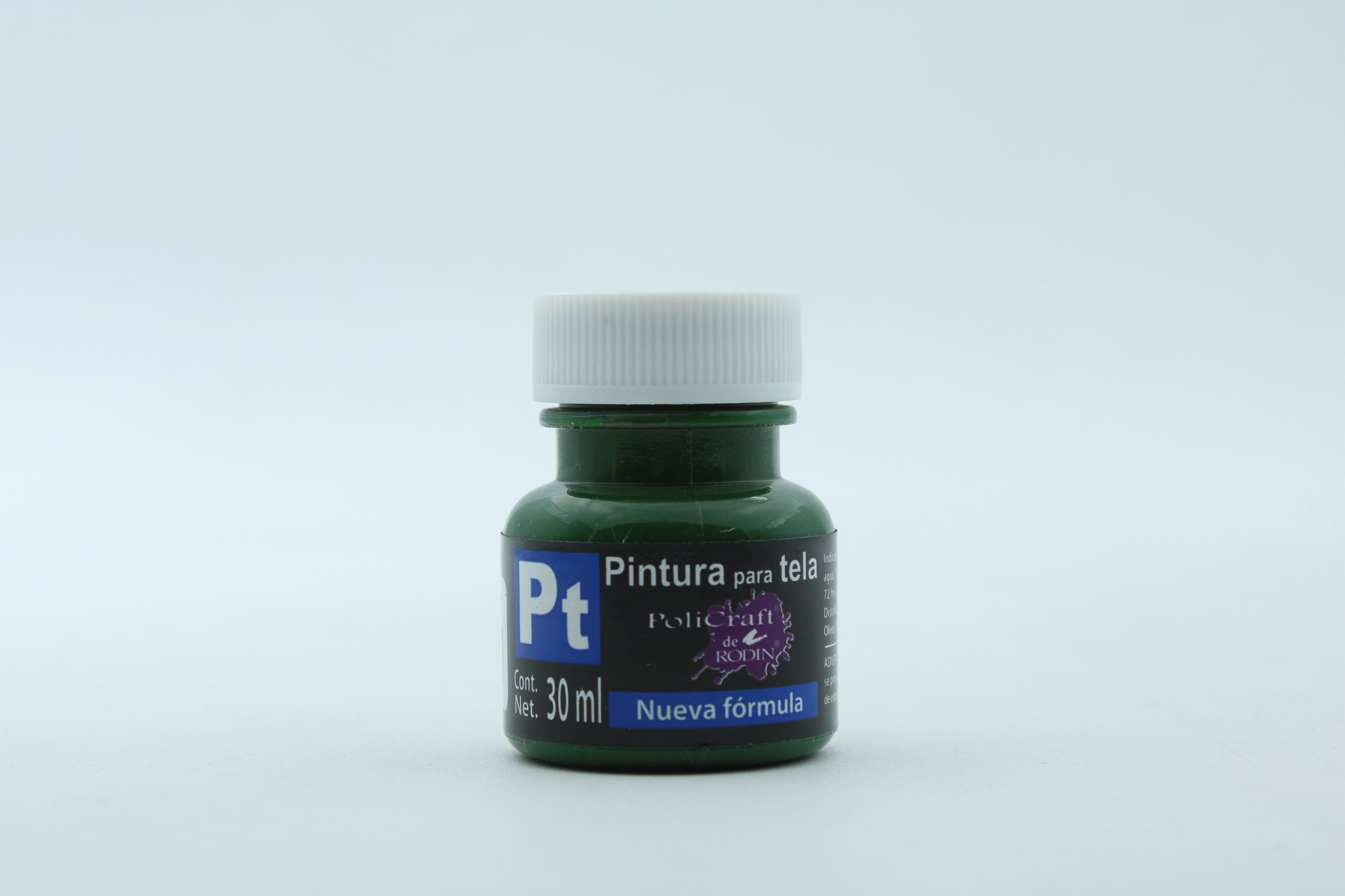 PINTURA TELA POLICRAFT 30ML 1336 VERDE OLIVO