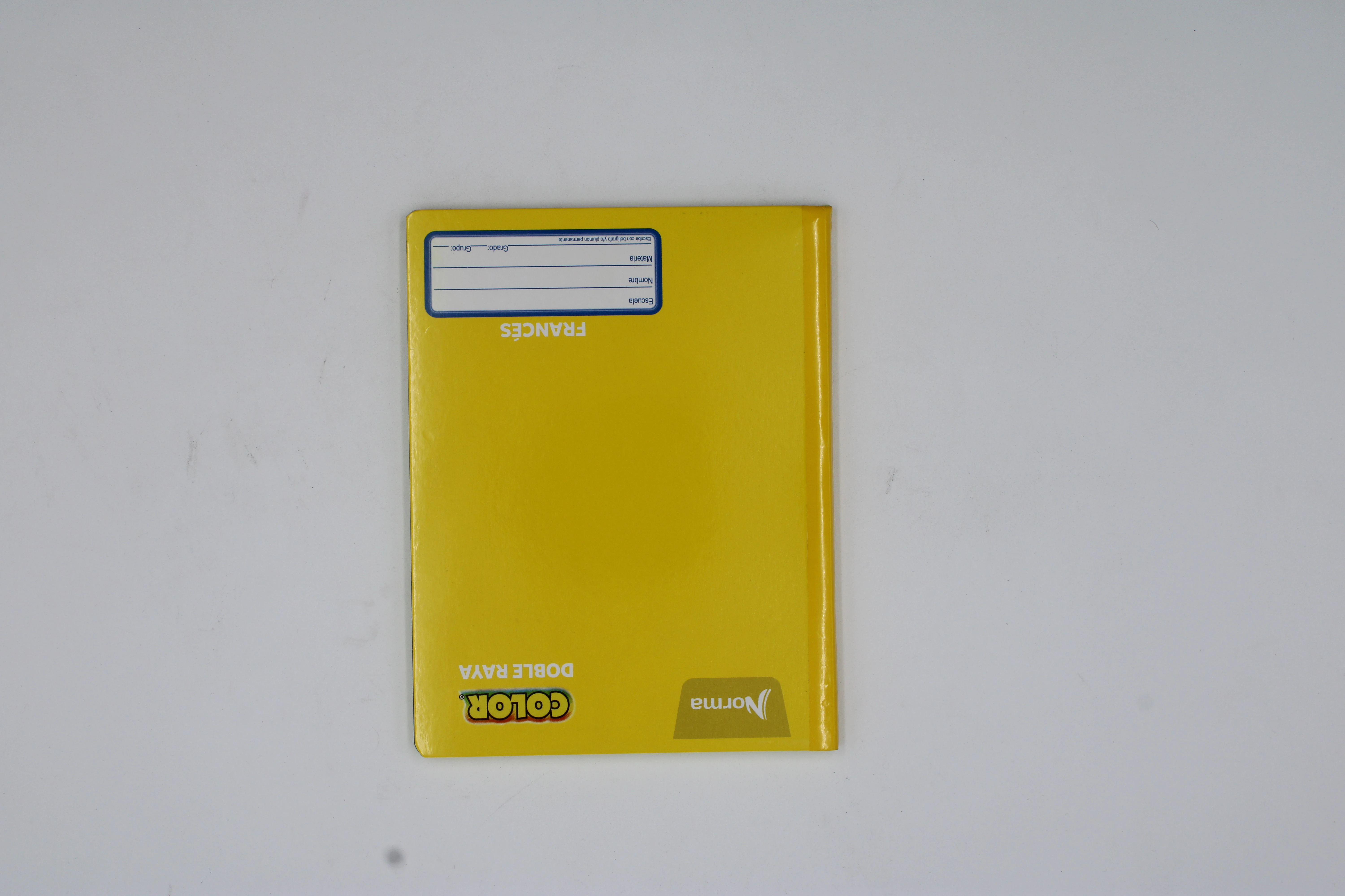CUADERNO FRANCES 100HJS COSIDO NORMA COLOR 360 DOBLE RAYA