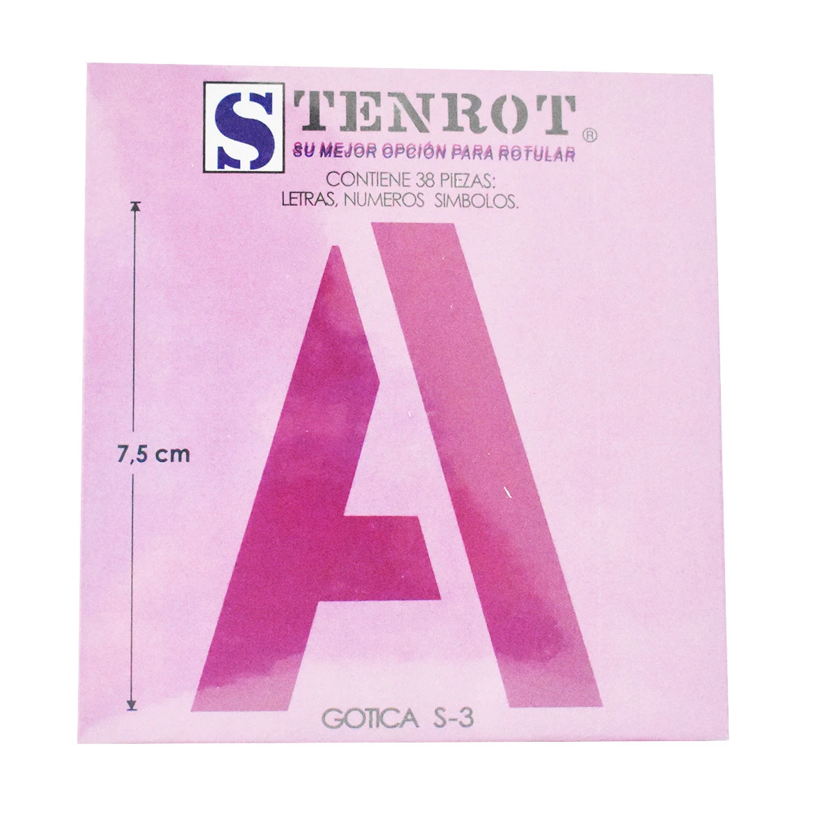 STENCIL 7.5CMS S3 GOTICA