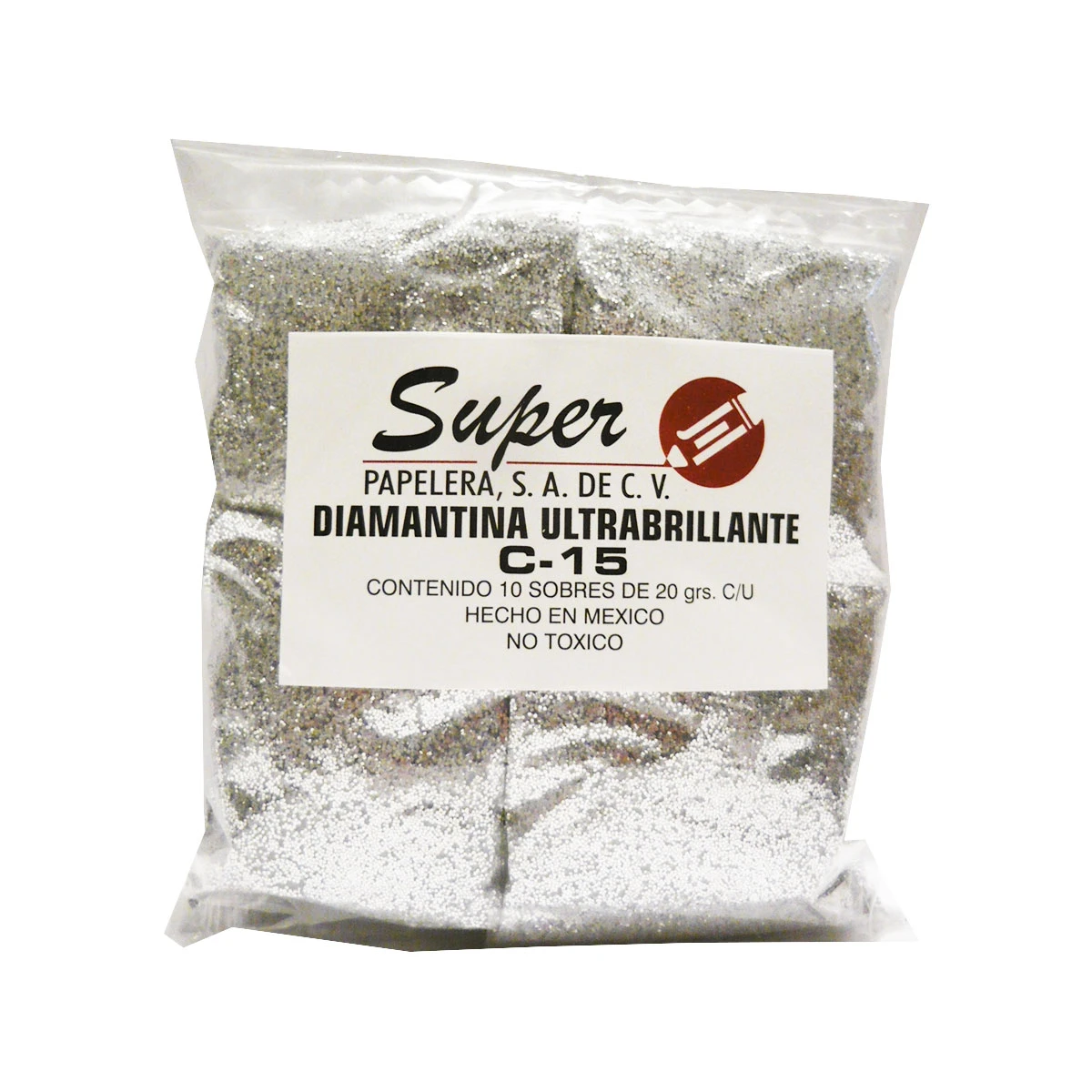 DIAMANTINA FINA 20GRS PLATA