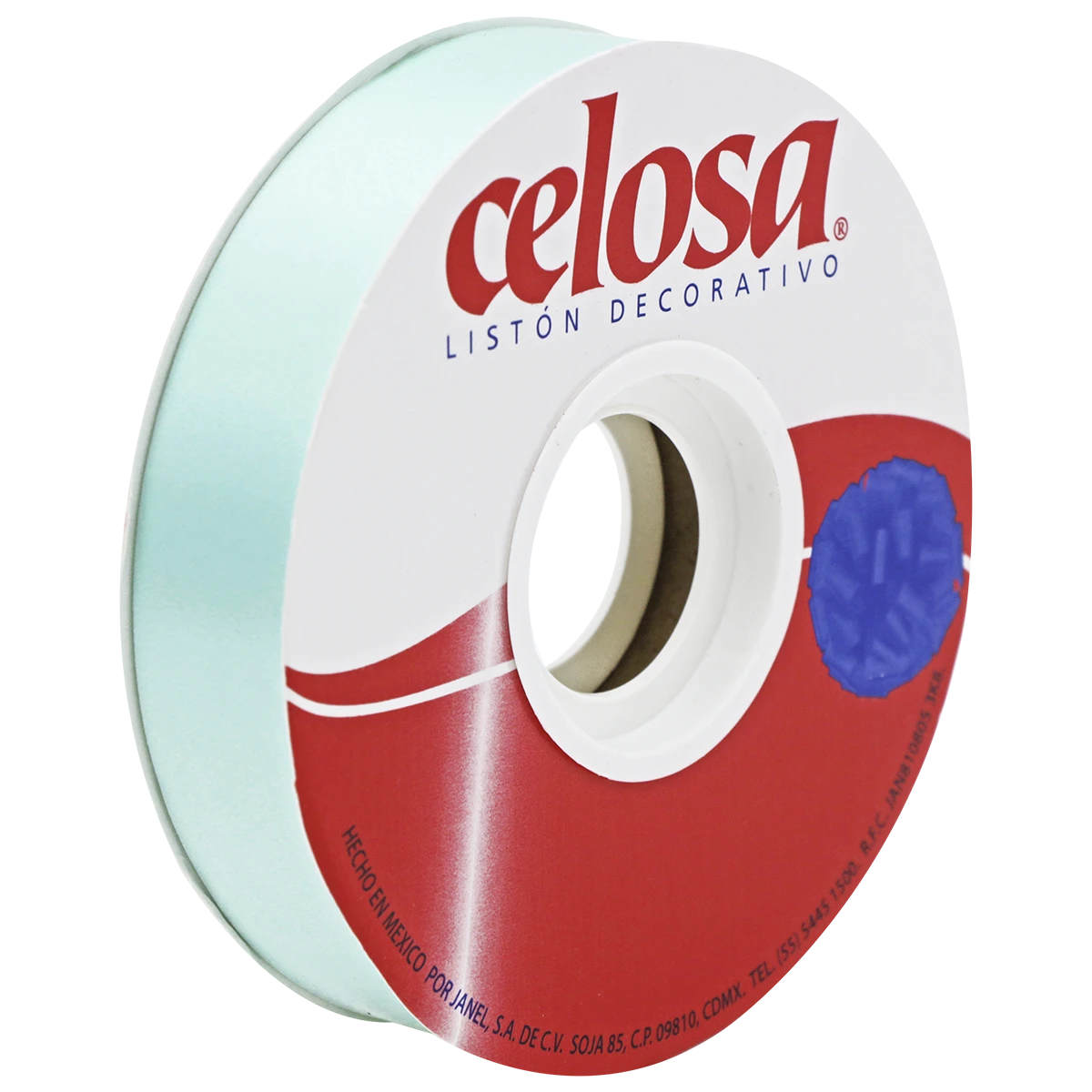 LISTON CELOSA 019 LISO NO. 5 AZUL AGUA