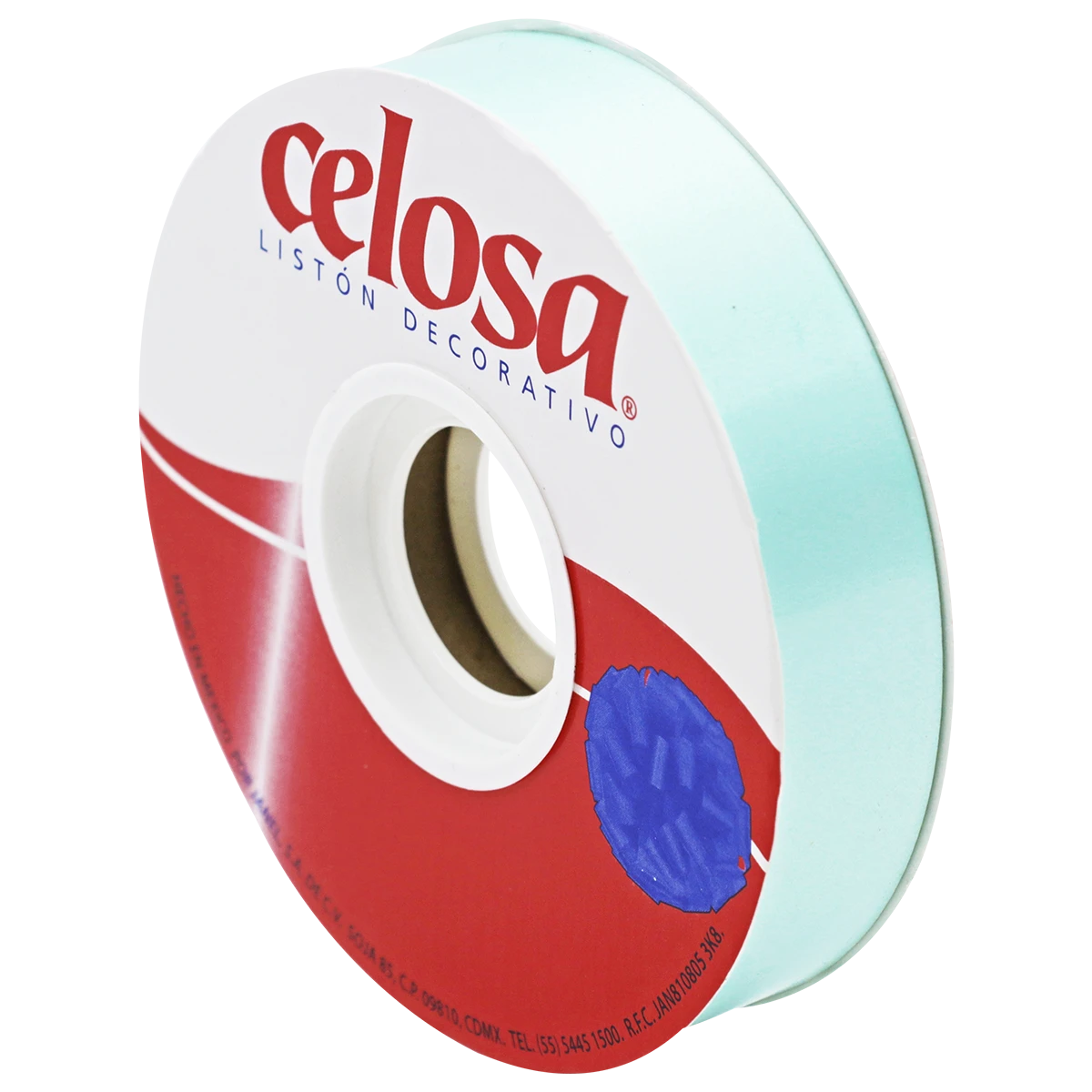 LISTON CELOSA 019 LISO NO. 5 AZUL AGUA