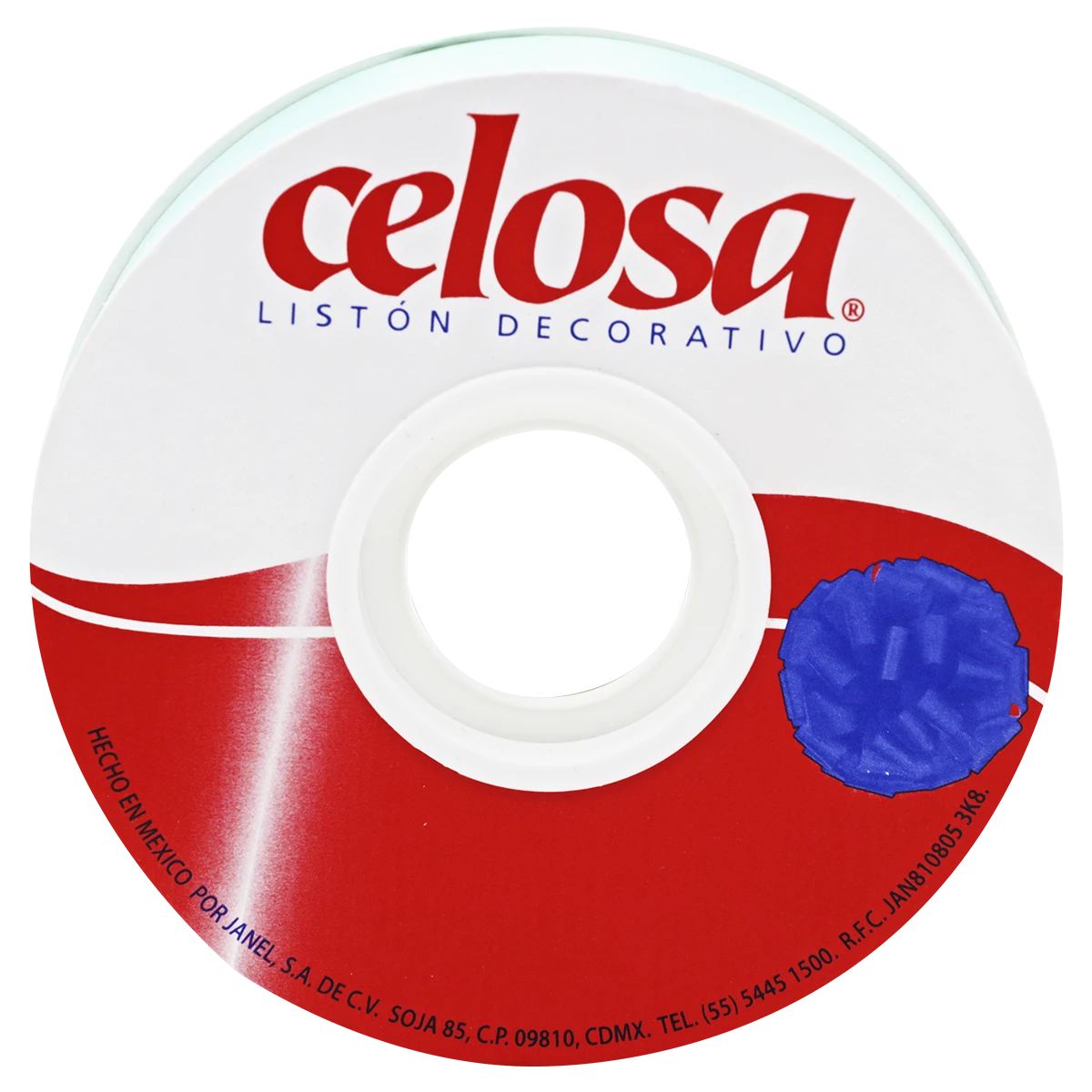 LISTON CELOSA 019 LISO NO. 5 AZUL AGUA