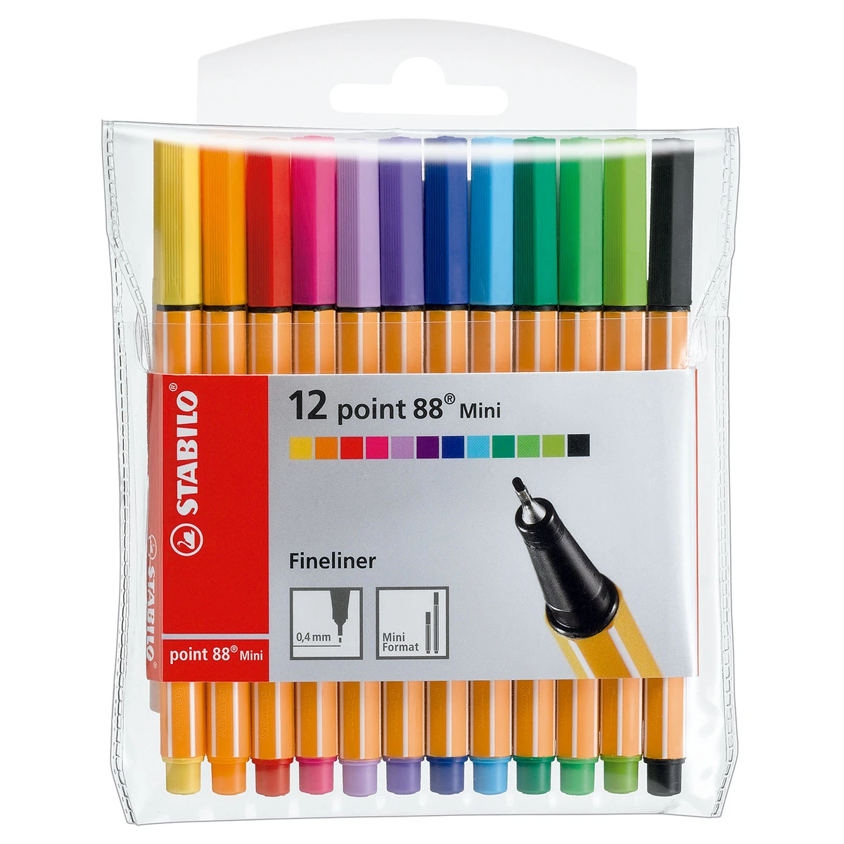 ROTULADOR POINT 88 MINI C/12 SURT 688121