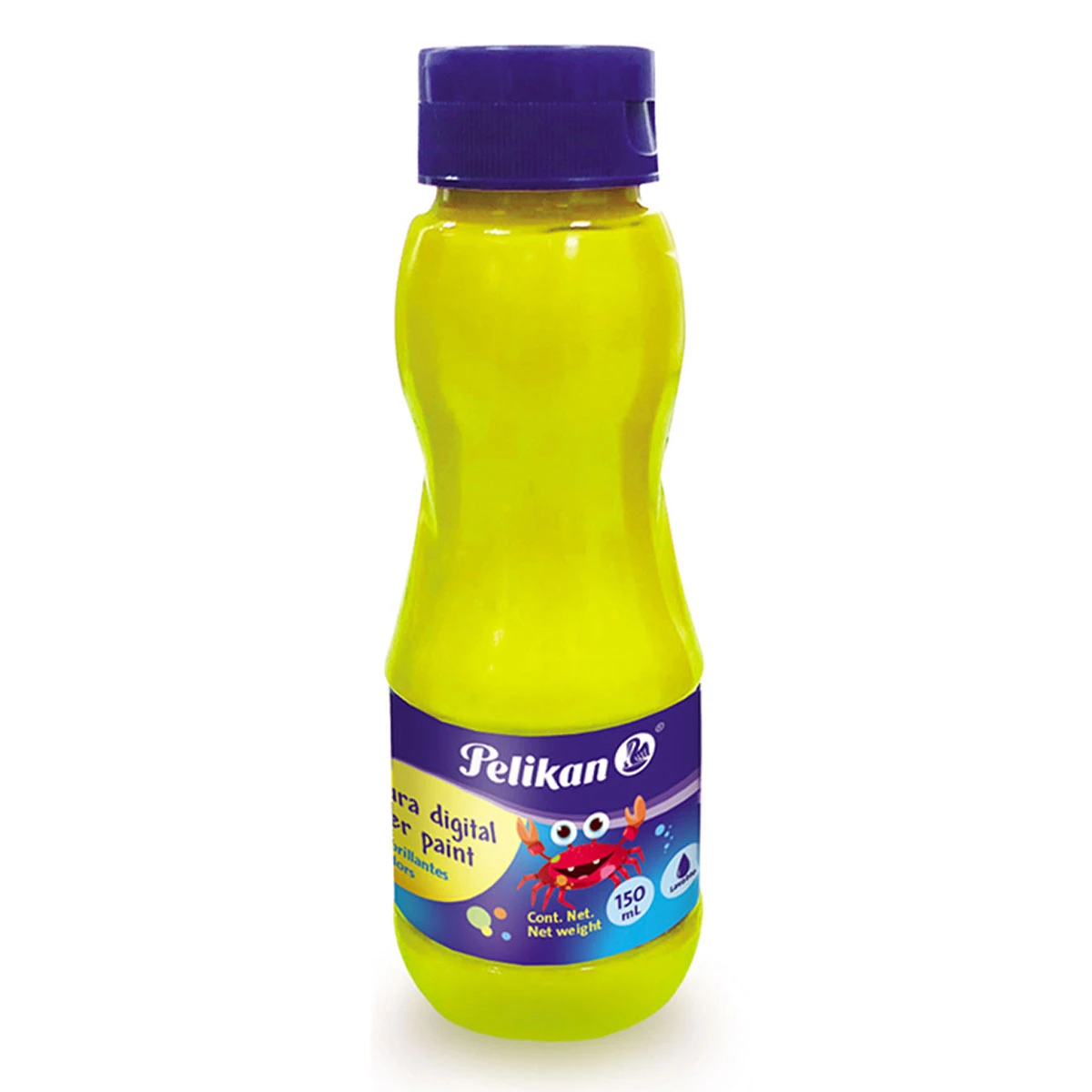 PINTURA DIGITAL PELIKAN 150ML AMARILLO