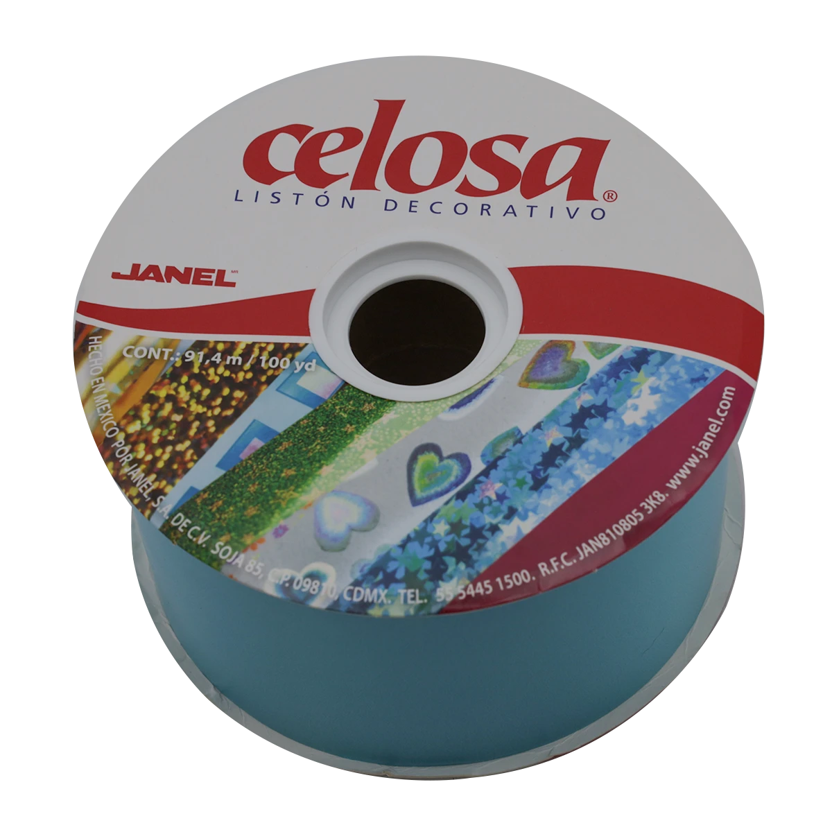 LISTON CELOSA 019 NO. 22 AZUL TURQUESA .