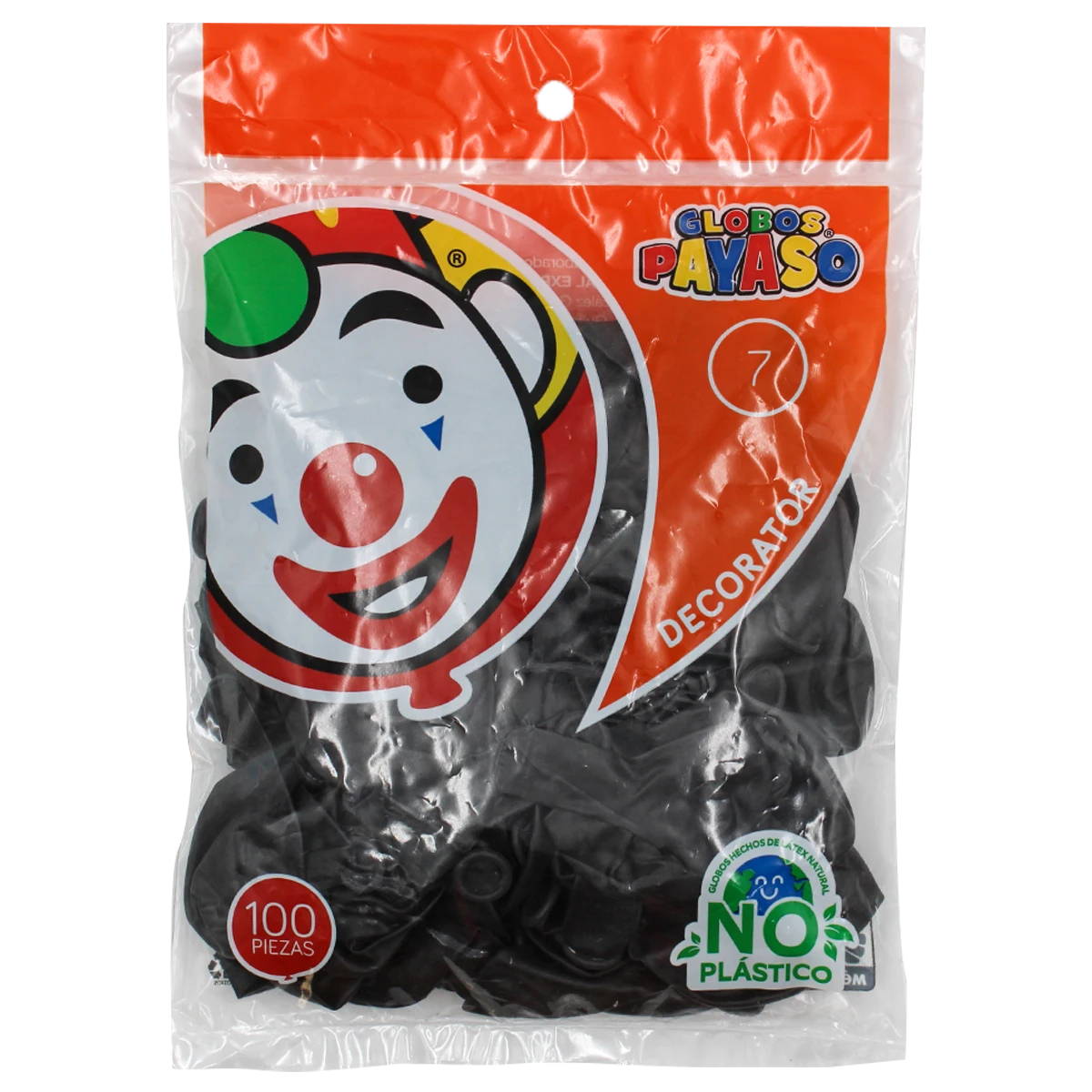 GLOBO FIESTA C/100 NO. 7 PURPURA