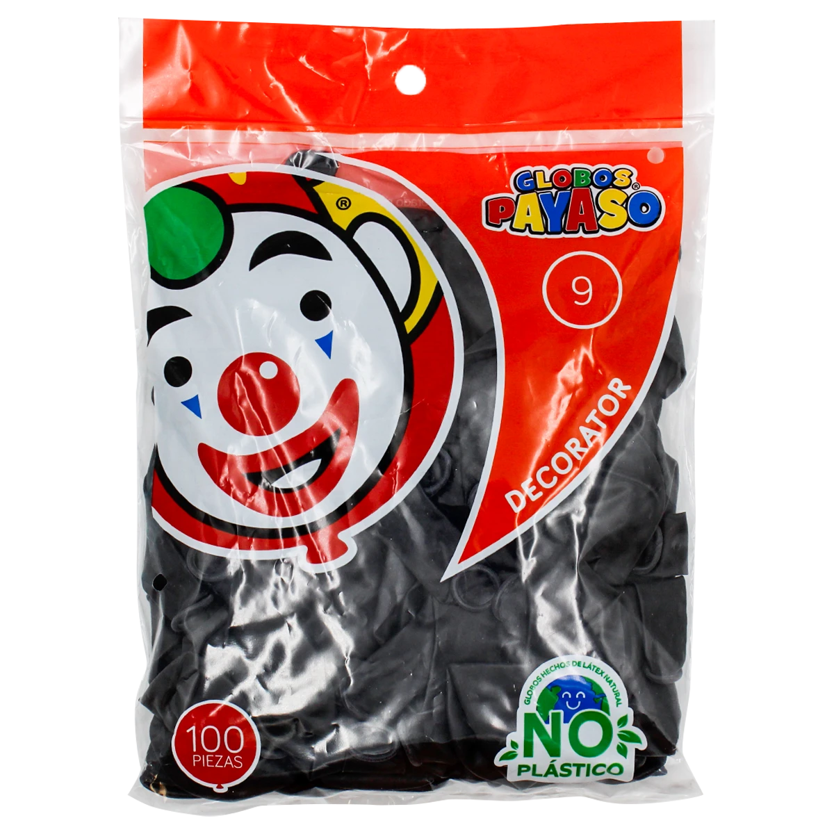 GLOBO FIESTA C/100 NO. 9 PURPURA