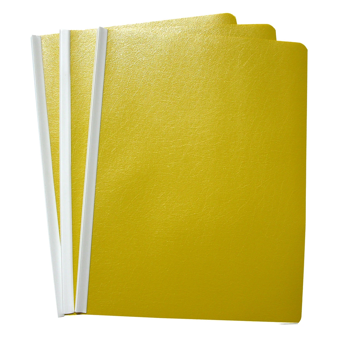 FOLDER CARTA CON COSTILLA C/10 AMARILLO