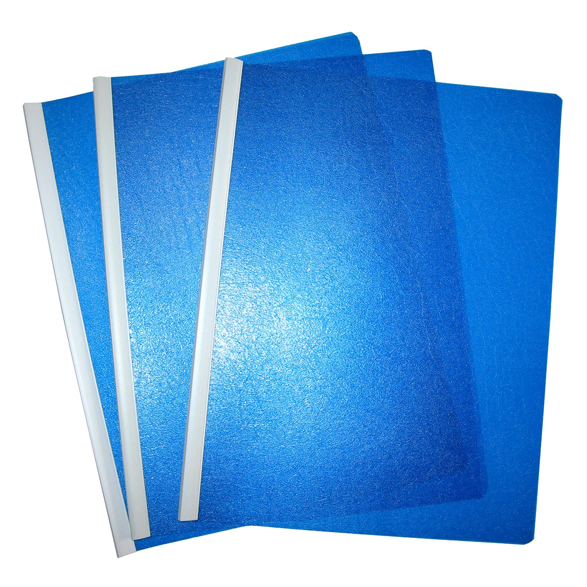 FOLDER CARTA CON COSTILLA C/10 AZUL