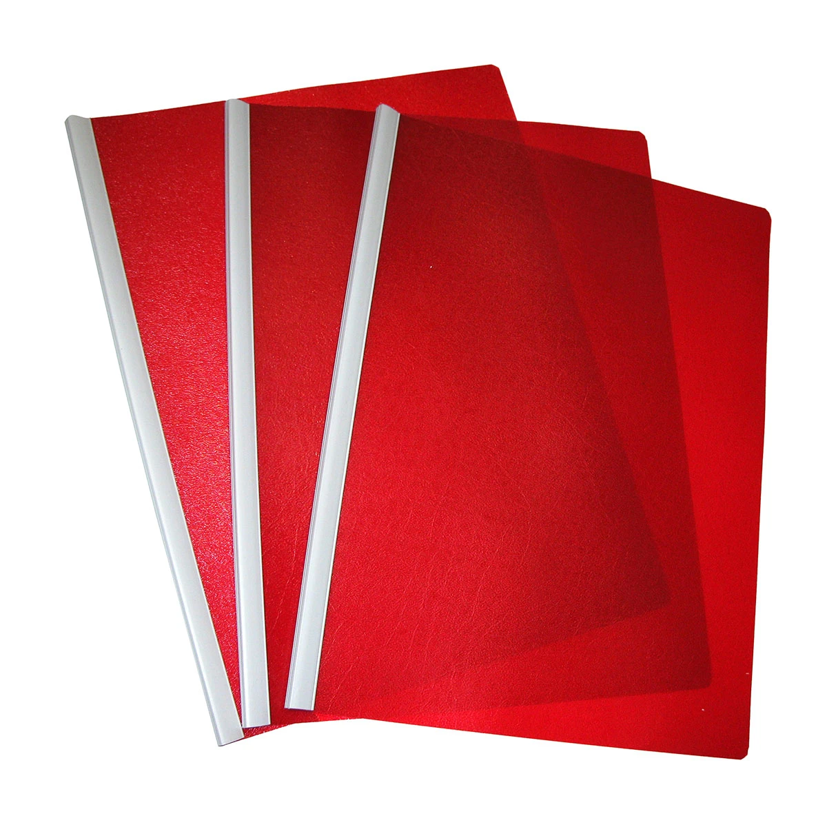FOLDER CARTA CON COSTILLA C/10 ROJO