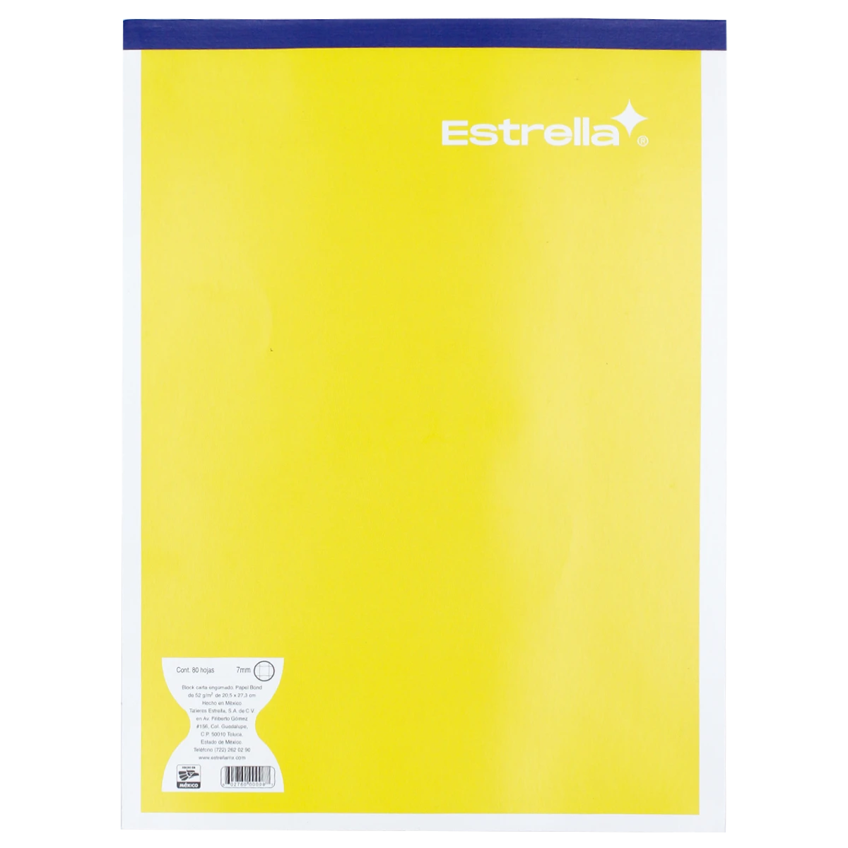 BLOCK CARTA 80HJS ESTRELLA C7 0008