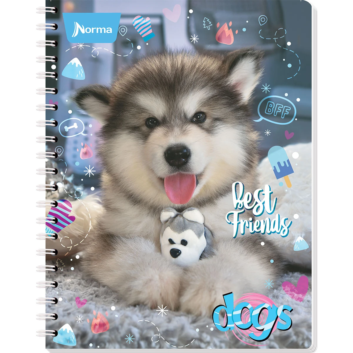 CUADERNO PROFESIONAL 100HJS DOGS C7