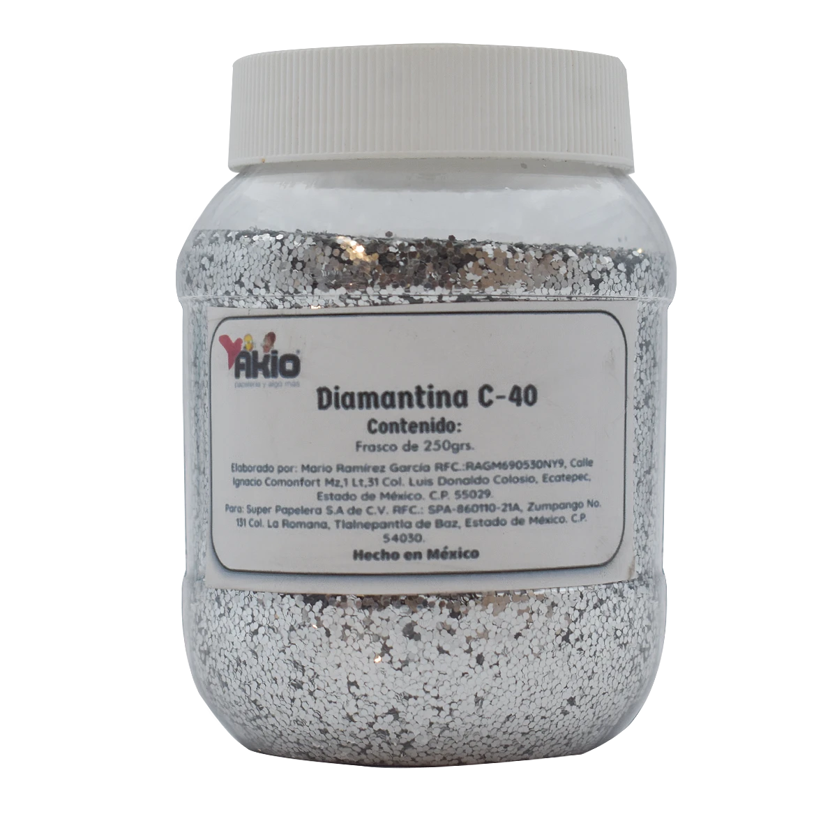 DIAMANTINA 250GRS PLATA