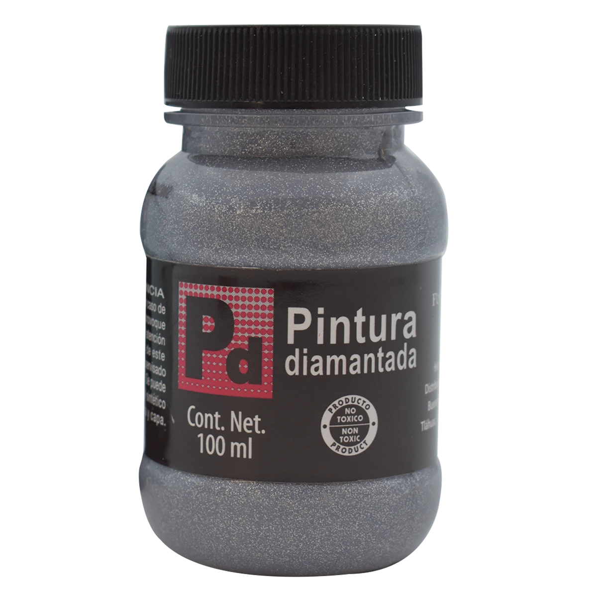 PINTURA DIAMANTADA RODIN 100ML PLATA
