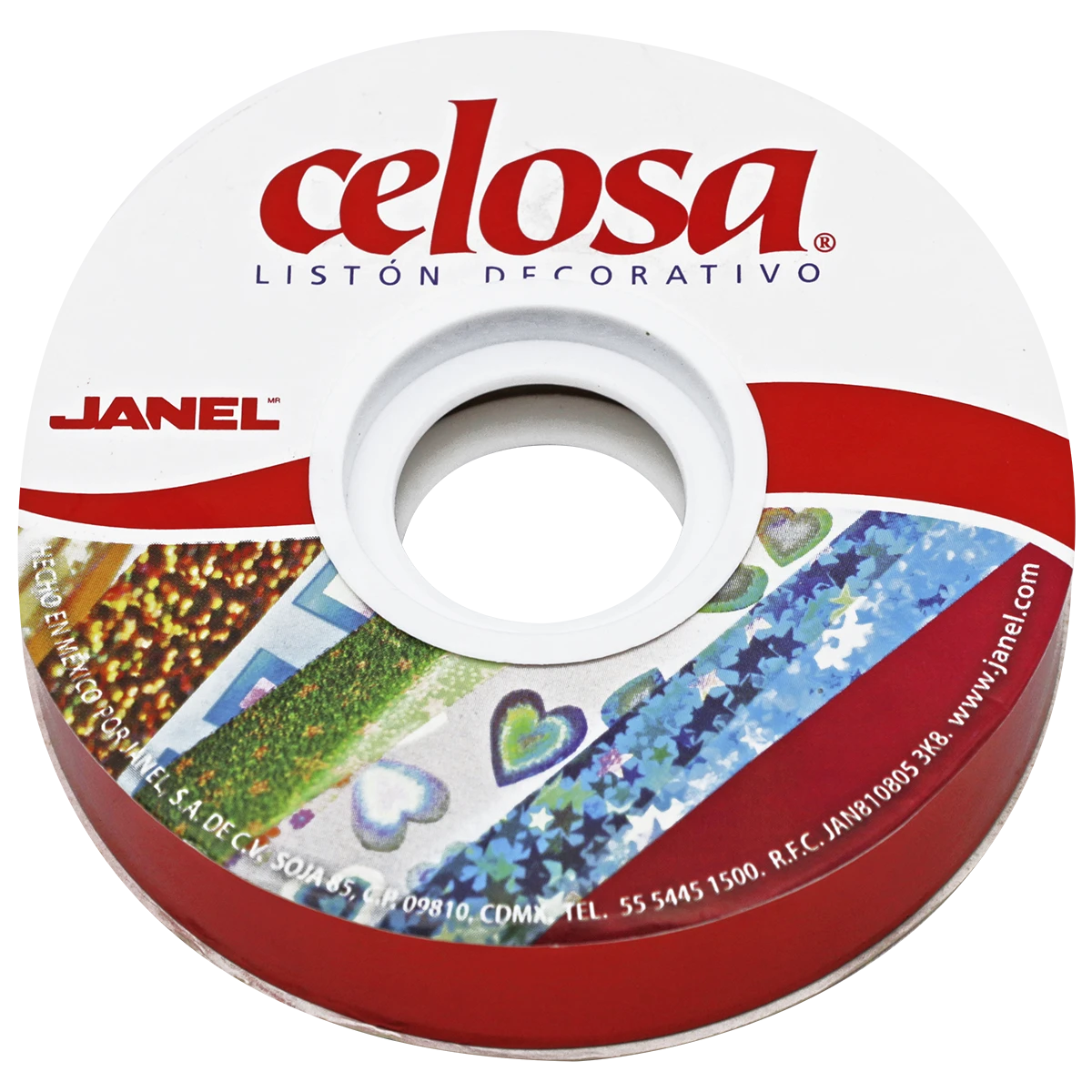 LISTON CELOSA 280 METALICO NO. 5 ROJO