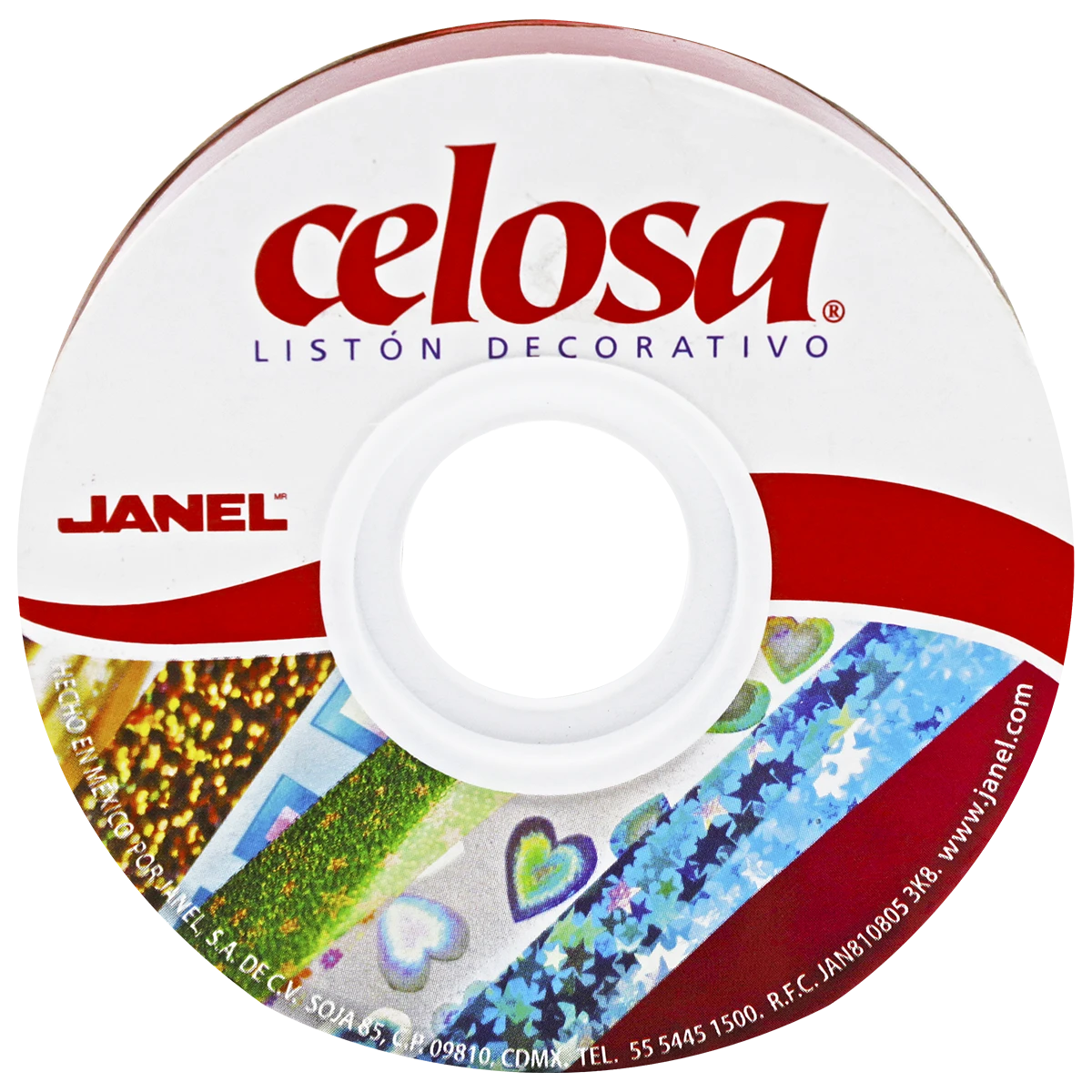 LISTON CELOSA 280 METALICO NO. 5 ROJO