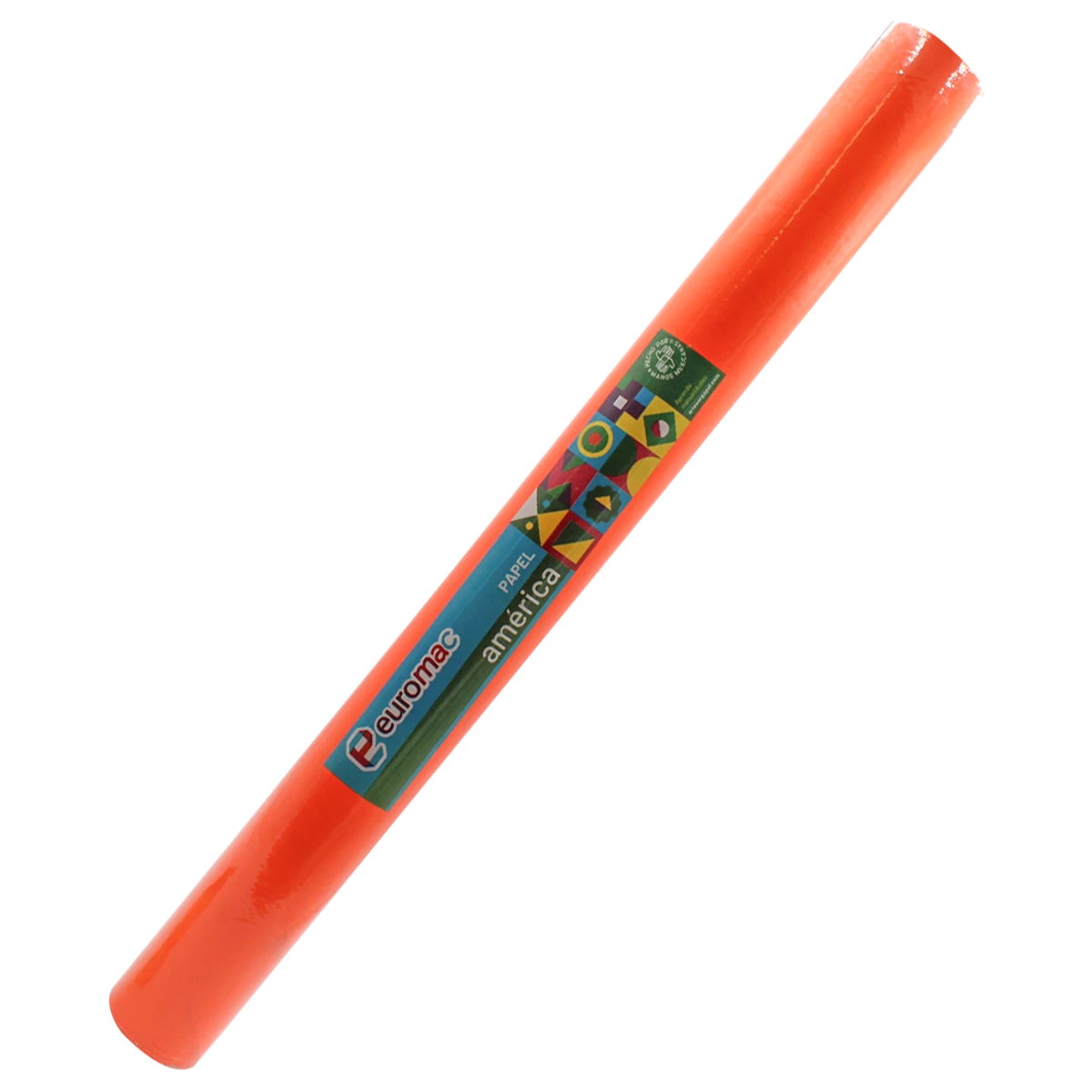 PAPEL AMERICA 25MTS FLUORESCENTE NARANJA