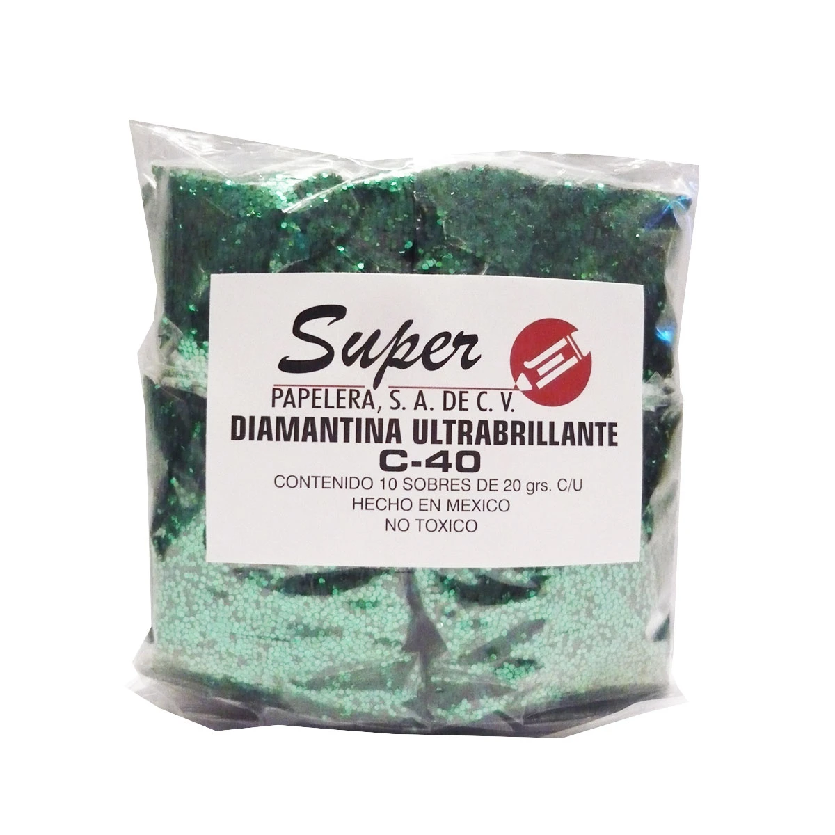 DIAMANTINA 20GRS VERDE BANDERA