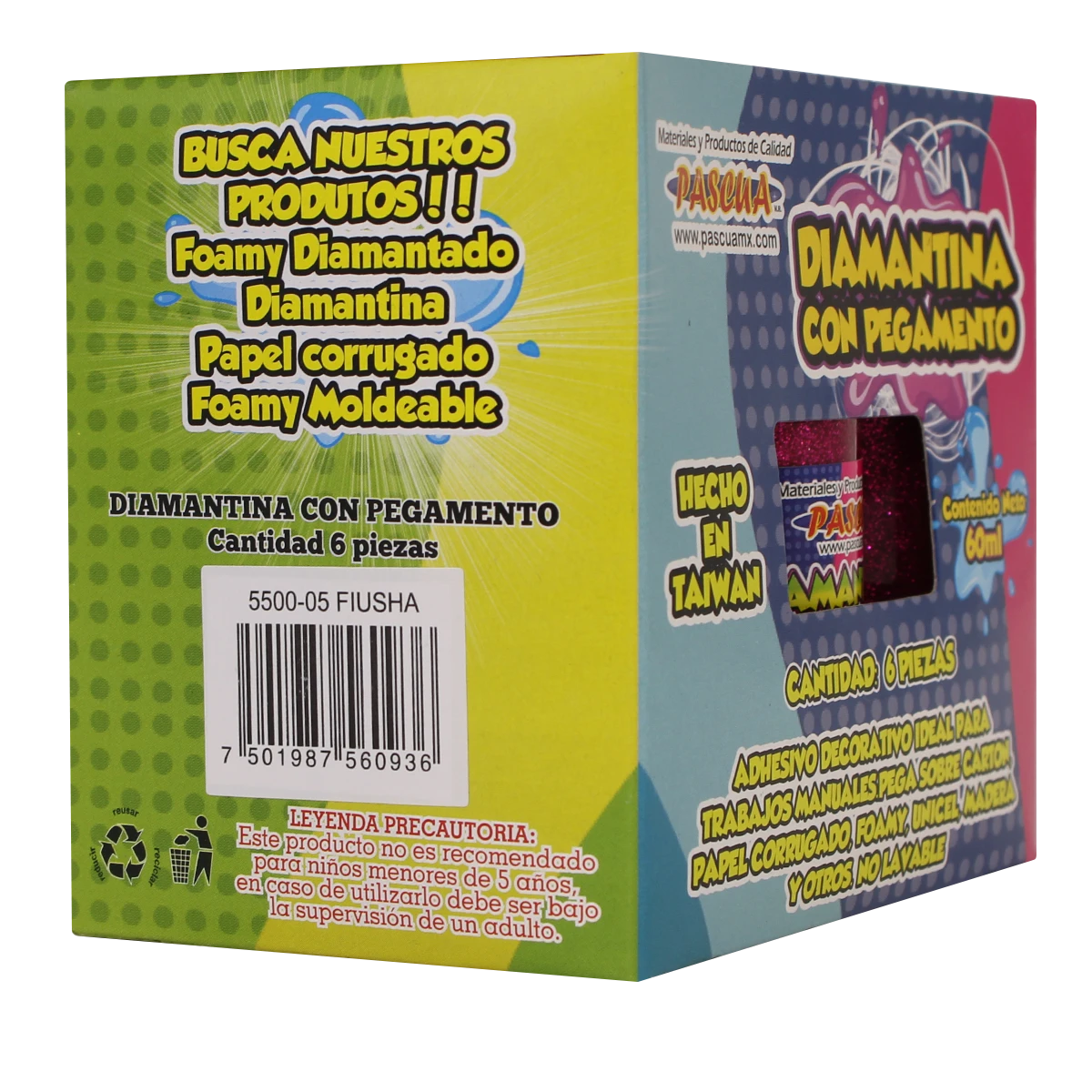 PEGAMENTO CON DIAMANTINA 60ML FIUSHA
