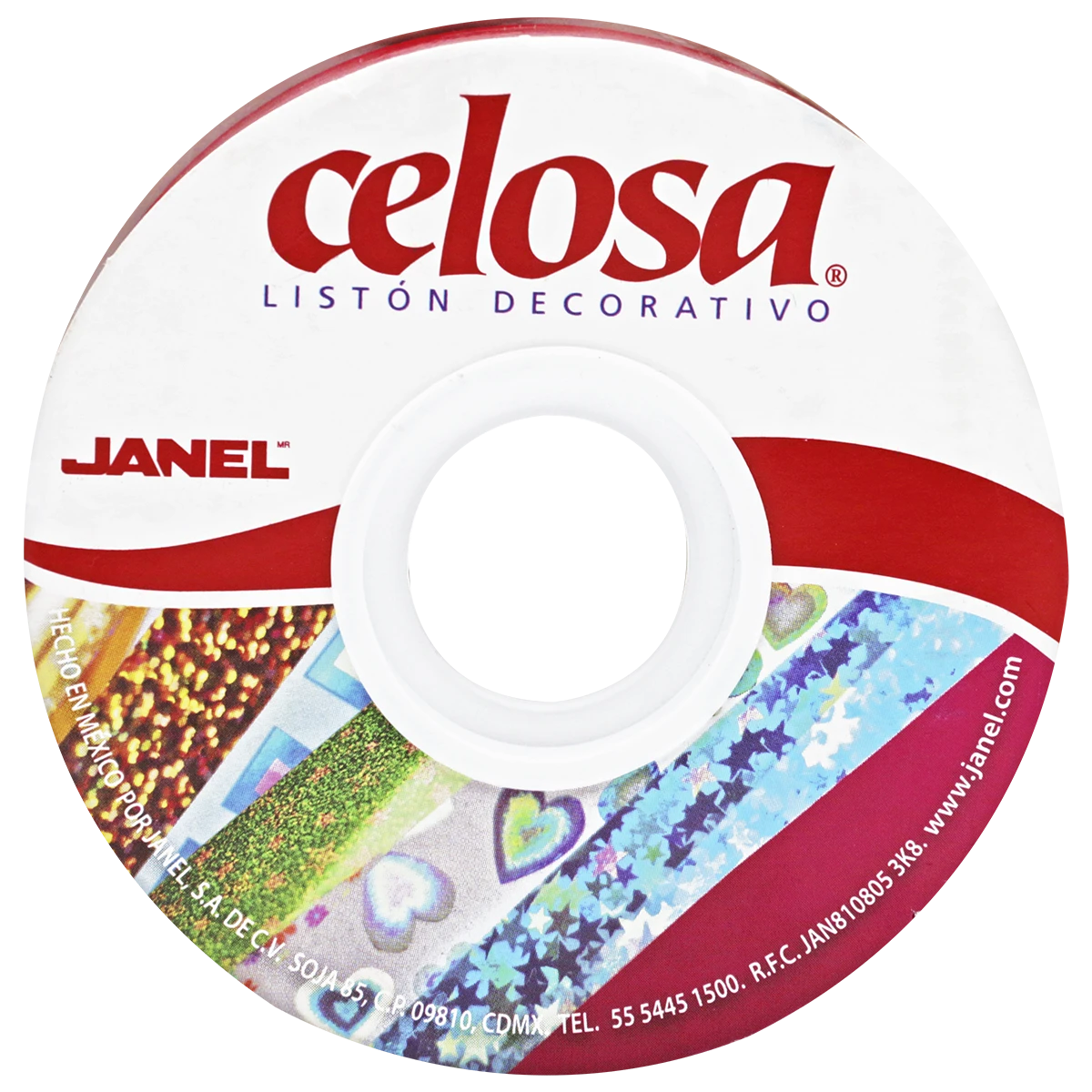 LISTON CELOSA 019 LISO NO. 9 ROJO .