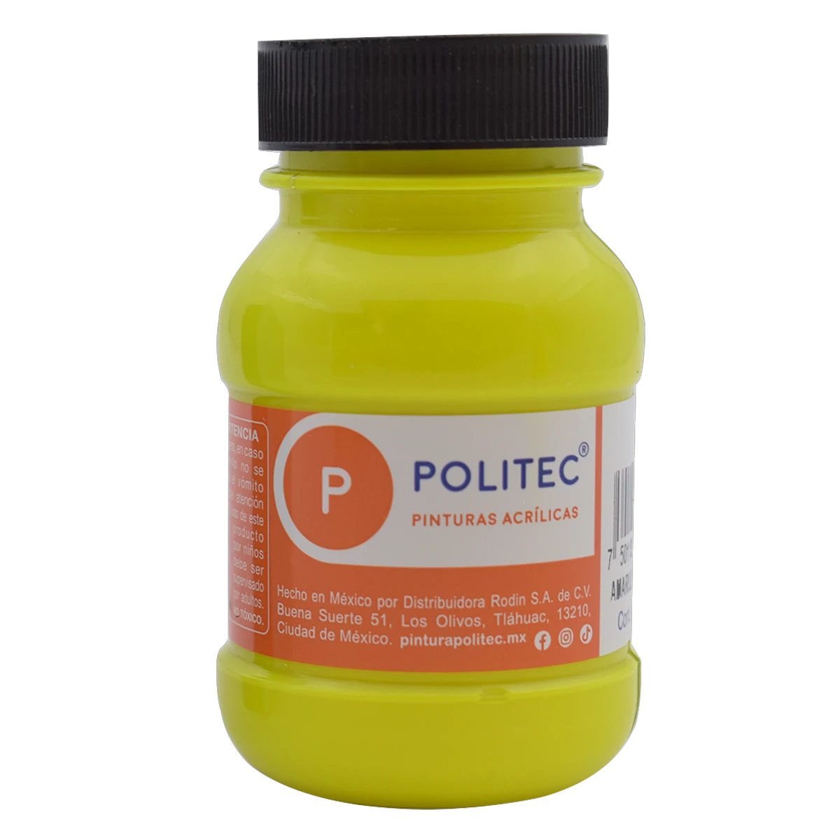 PINTURA ACRILICA FLUOR 100ML 801 AMARILLO