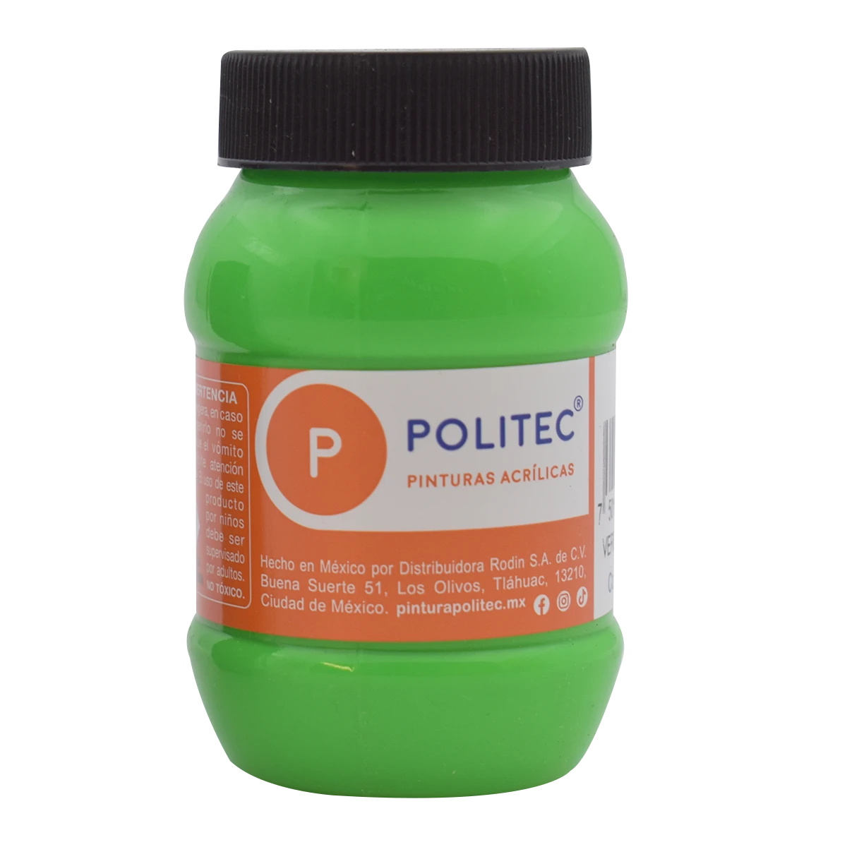 PINTURA ACRILICA FLUOR 100ML 804 VERDE