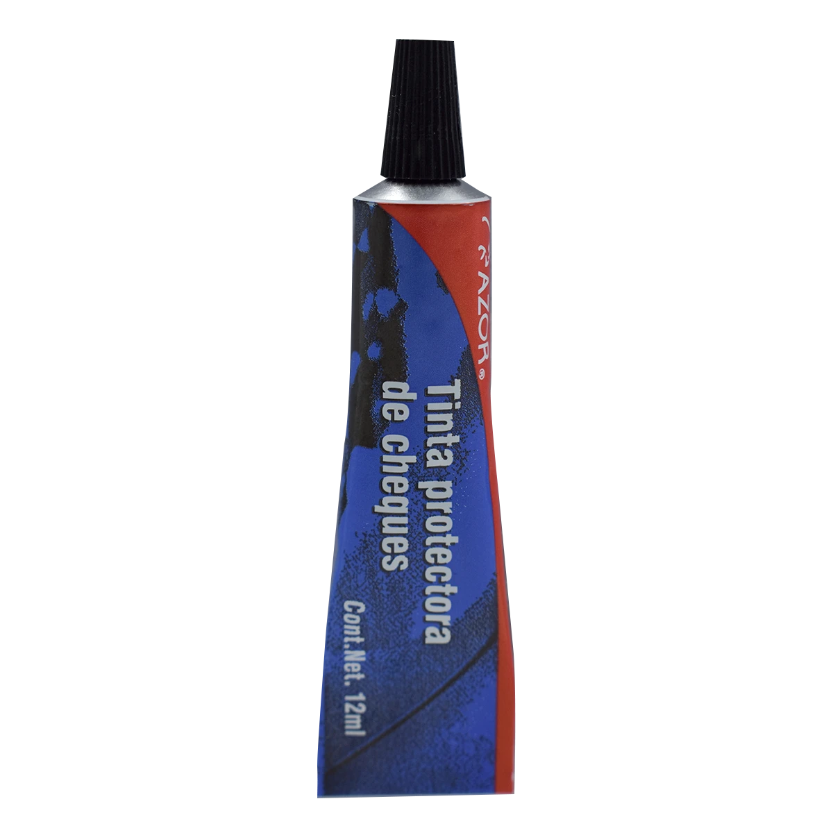 TINTA PROTECTORA CHEQUES 12ML NEGRA