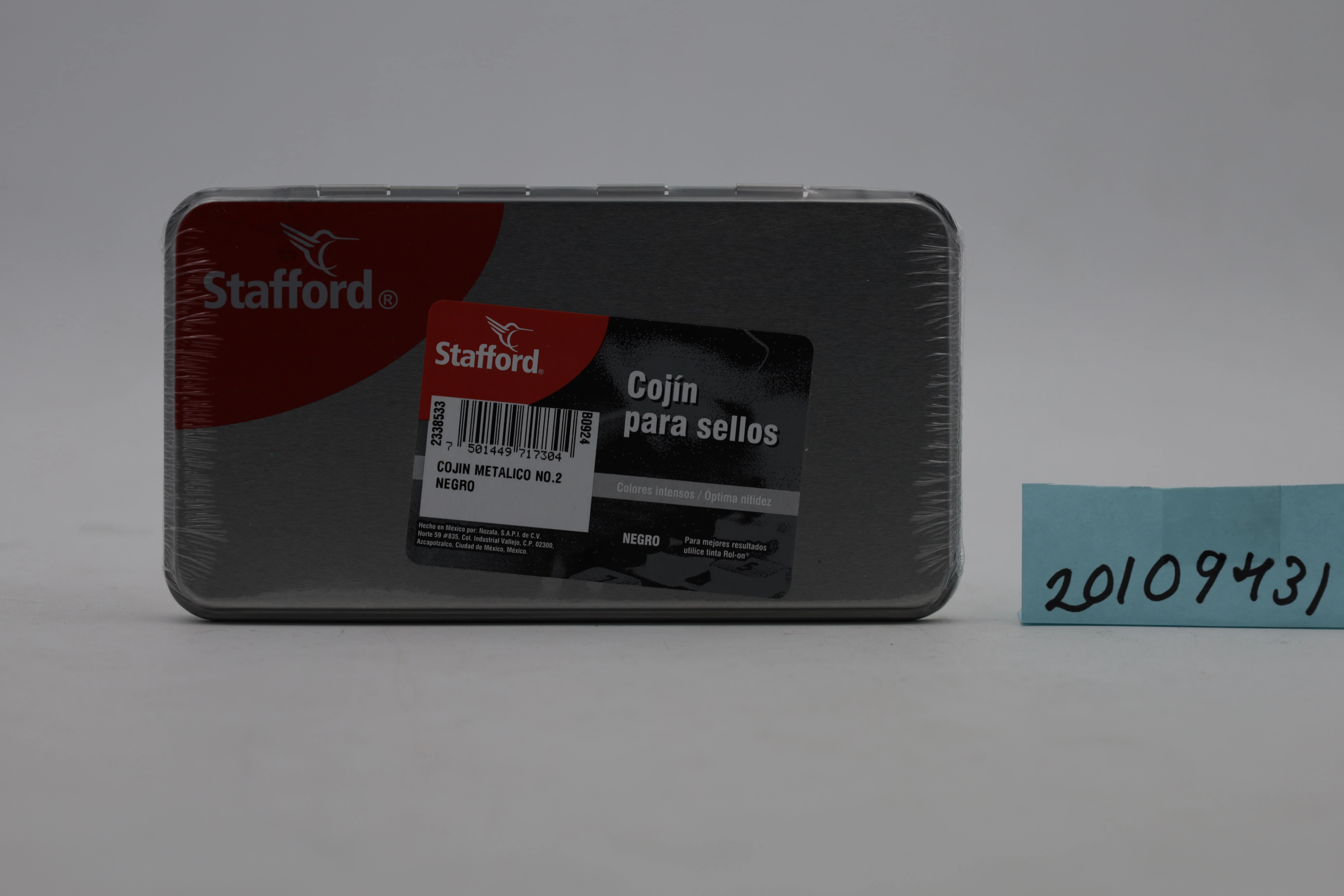 COJIN METALICO STAFFORD NO. 2 NEGRO