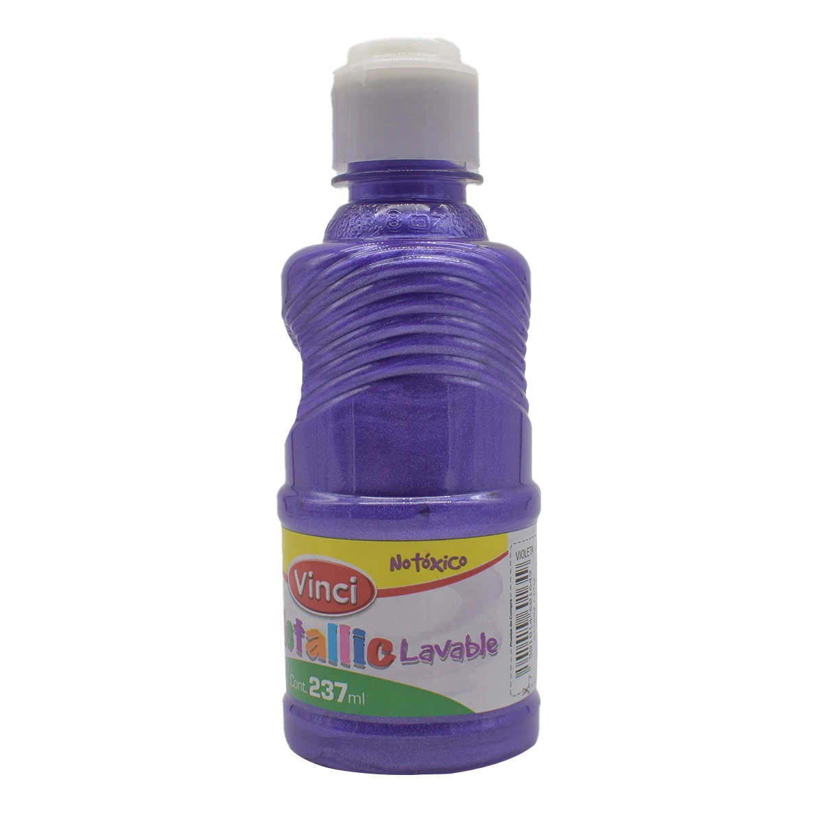 PINTURA PARA DEDOS METALICA 237ML VIOLETA