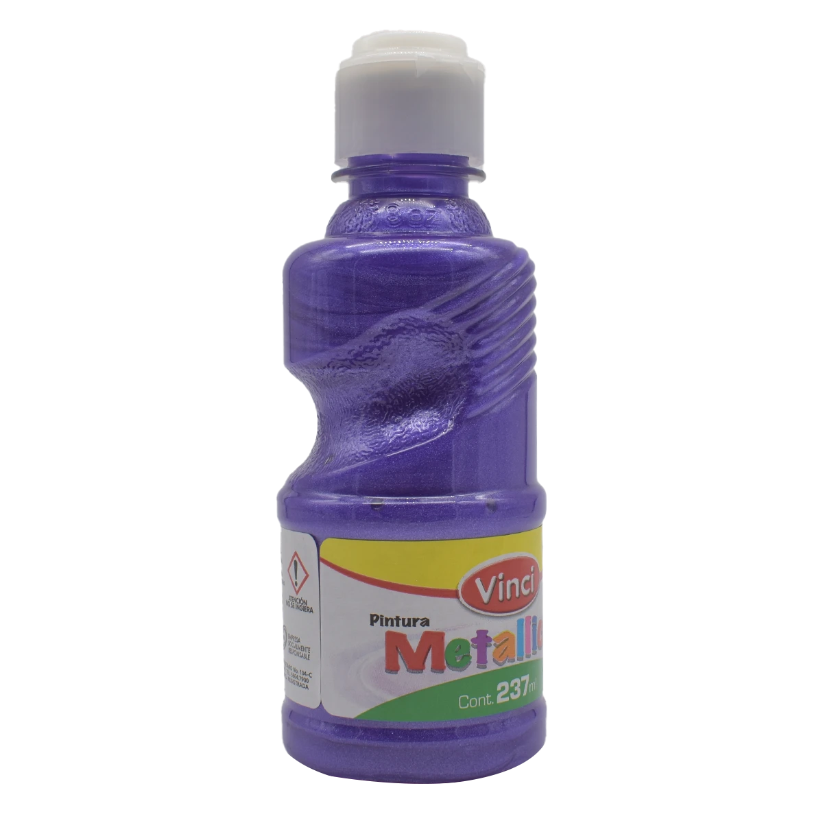 PINTURA PARA DEDOS METALICA 237ML VIOLETA