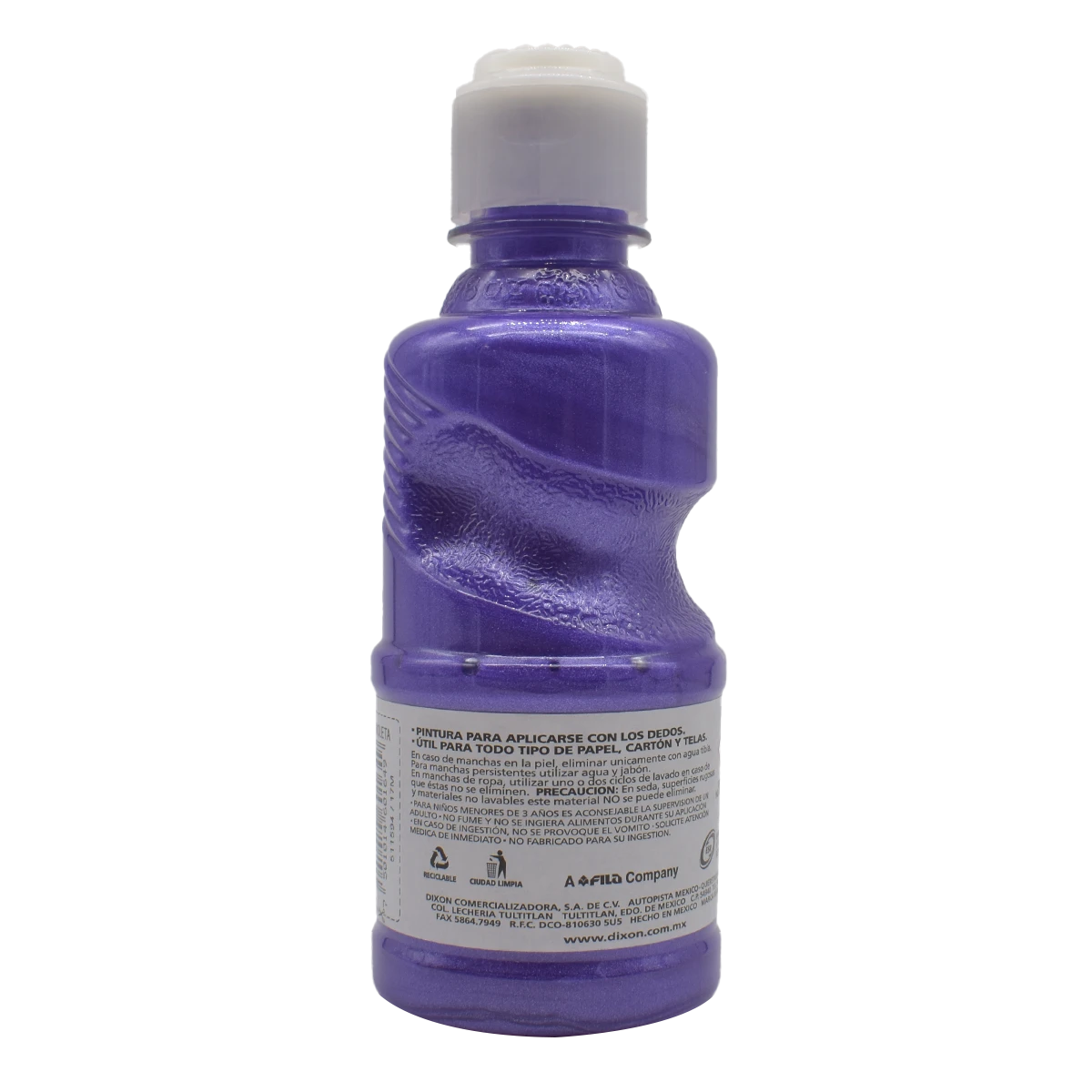 PINTURA PARA DEDOS METALICA 237ML VIOLETA