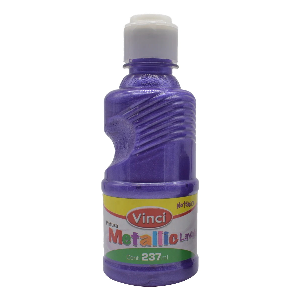 PINTURA PARA DEDOS METALICA 237ML VIOLETA
