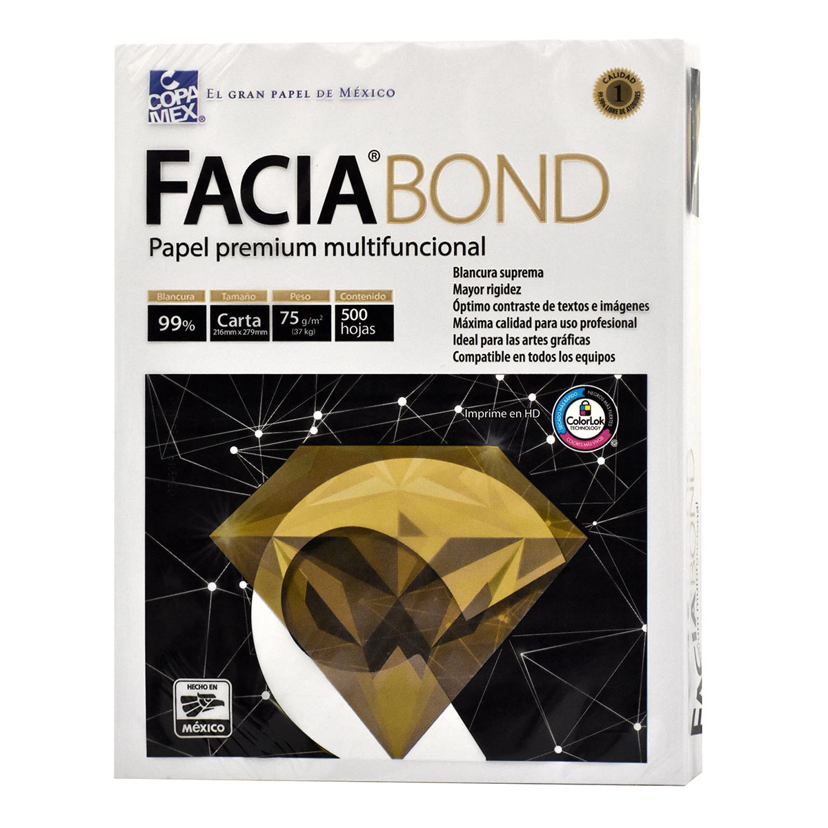 PAPEL FACIA BOND CARTA C/500