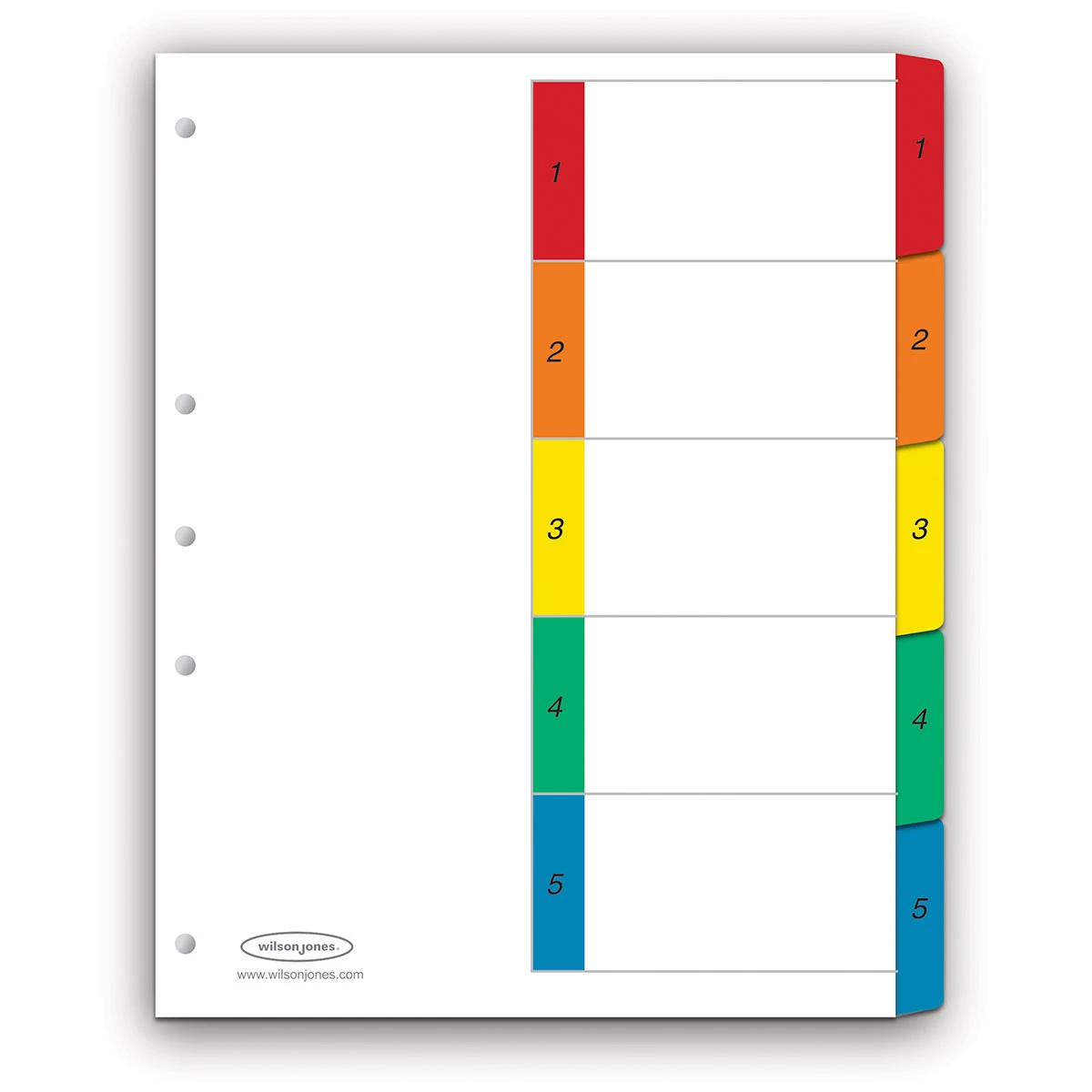 SEPARADOR CARTA MULTIDEX 5 DIV P0442
