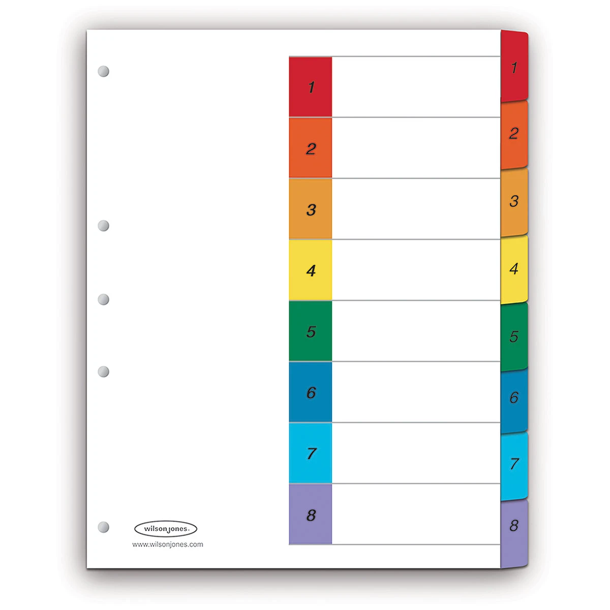SEPARADOR CARTA MULTIDEX  8 DIV P0443