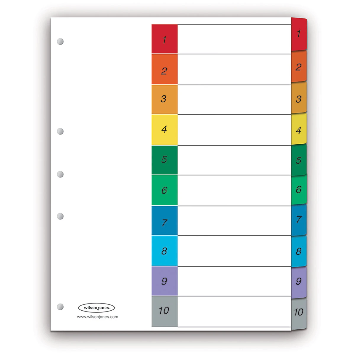 SEPARADOR CARTA MULTIDEX 10 DIV P0444