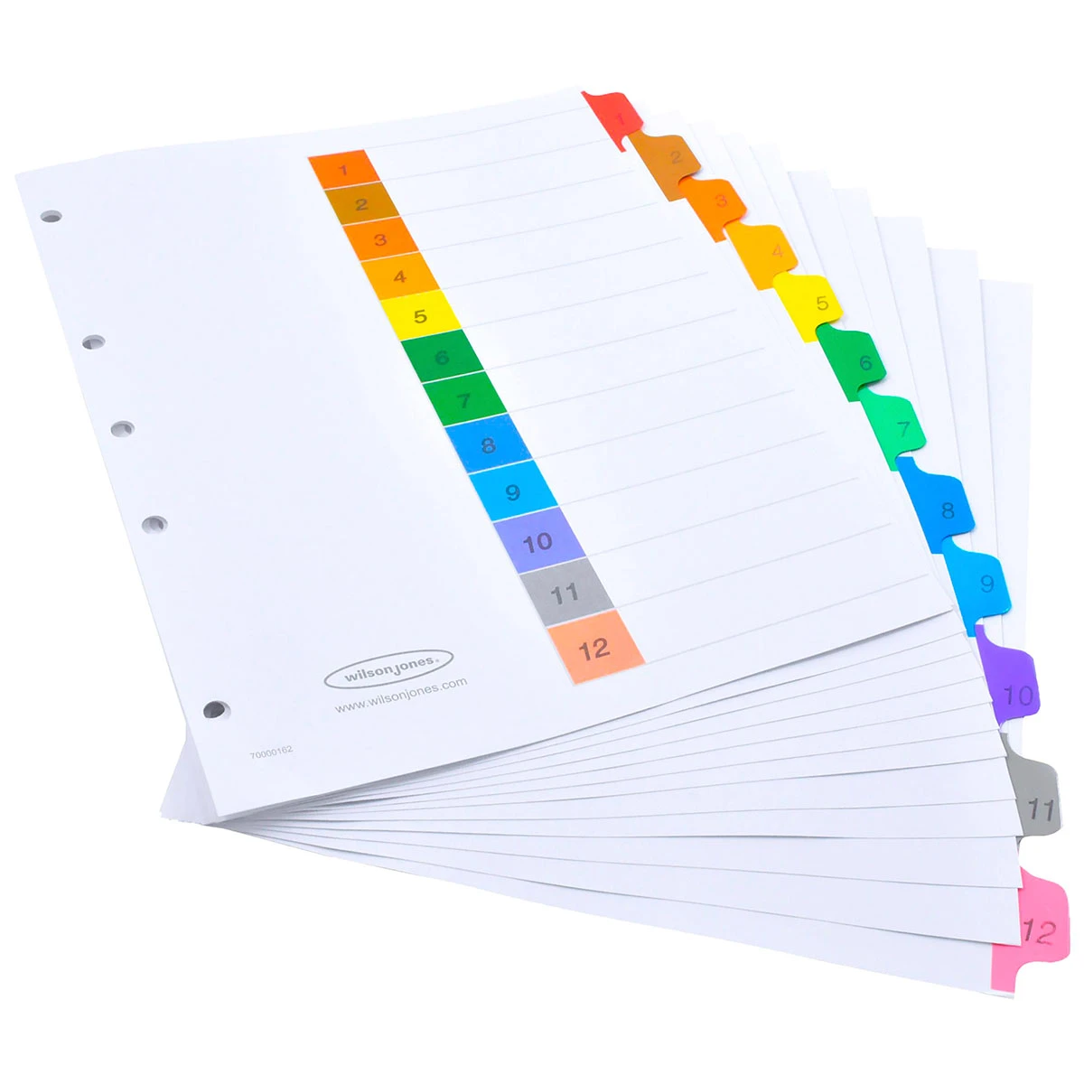 SEPARADOR CARTA MULTIDEX 12 DIV P0445