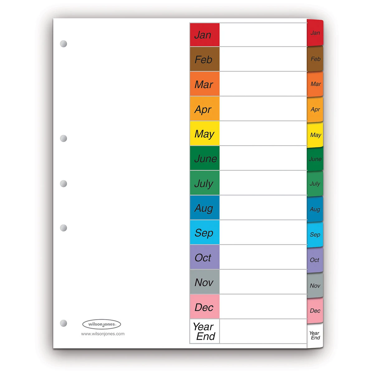 SEPARADOR CARTA MULTIDEX MENSUAL P0449