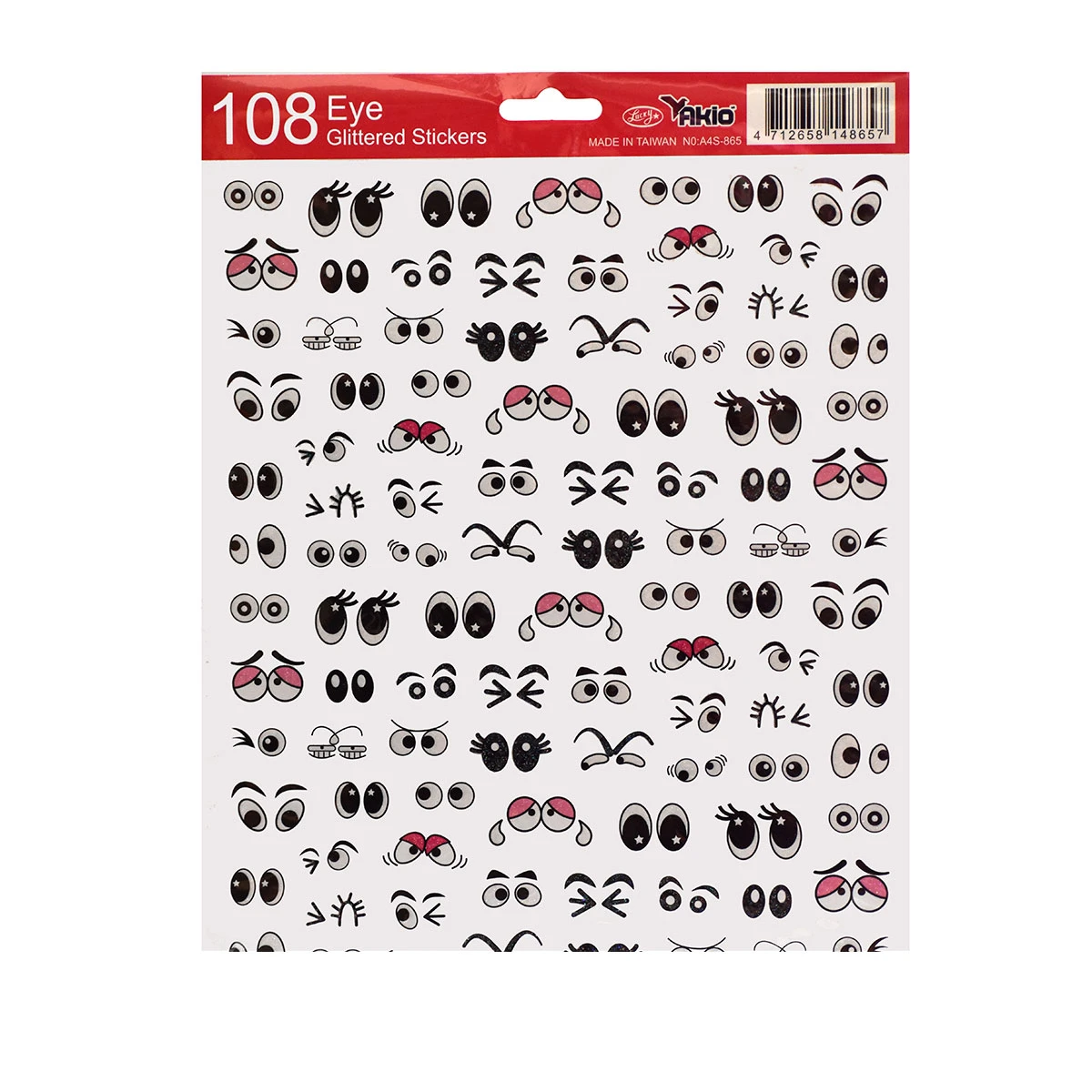 CALCOMANIA AS4S-865 EYES GLITTERED