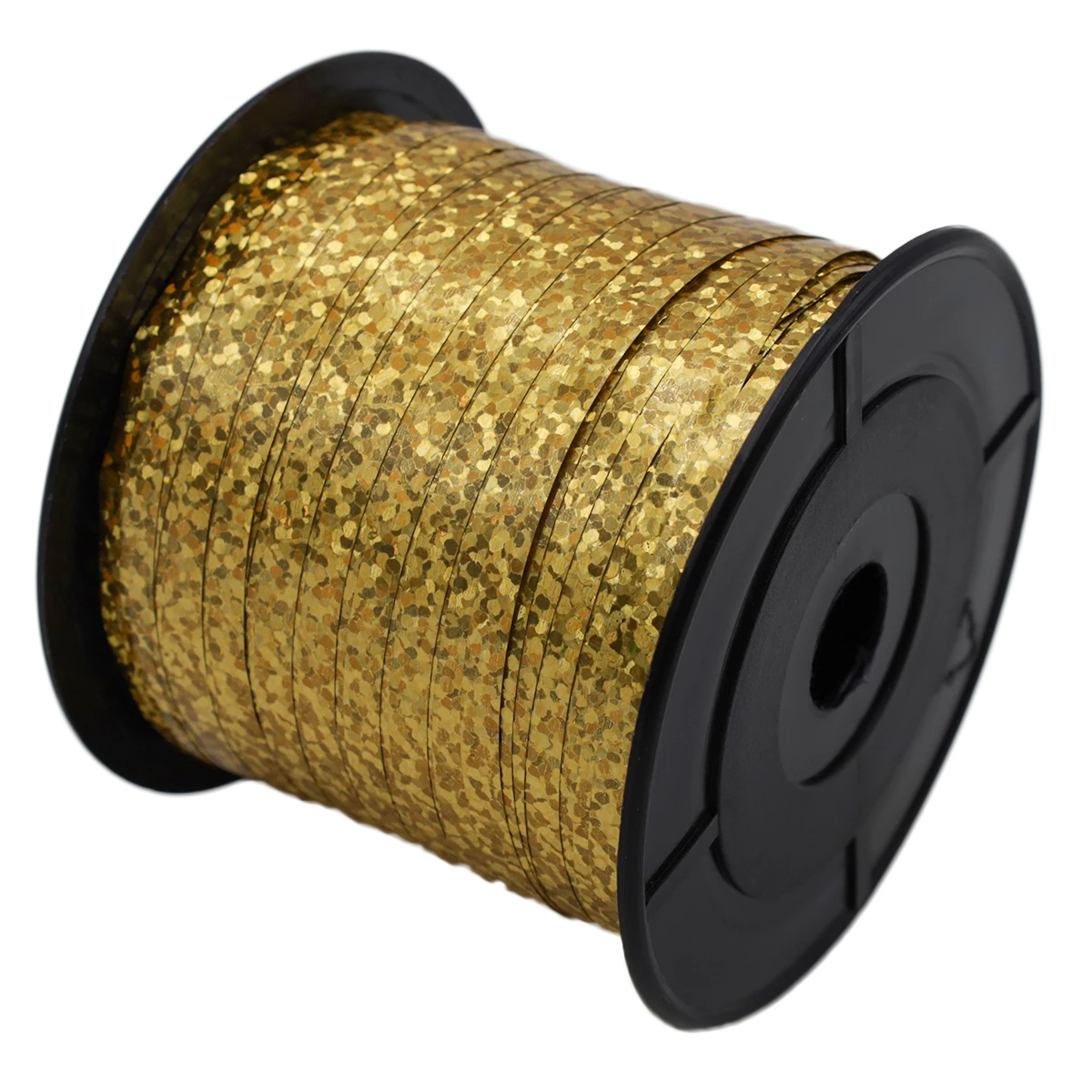 LISTON CURLING 100MTS BIG DOTS ORO