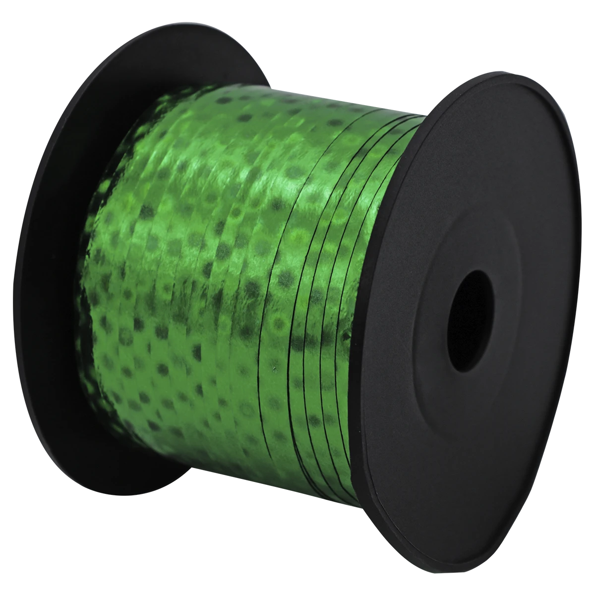 LISTON CURLING 100MTS BIG DOTS VERDE BANDERA