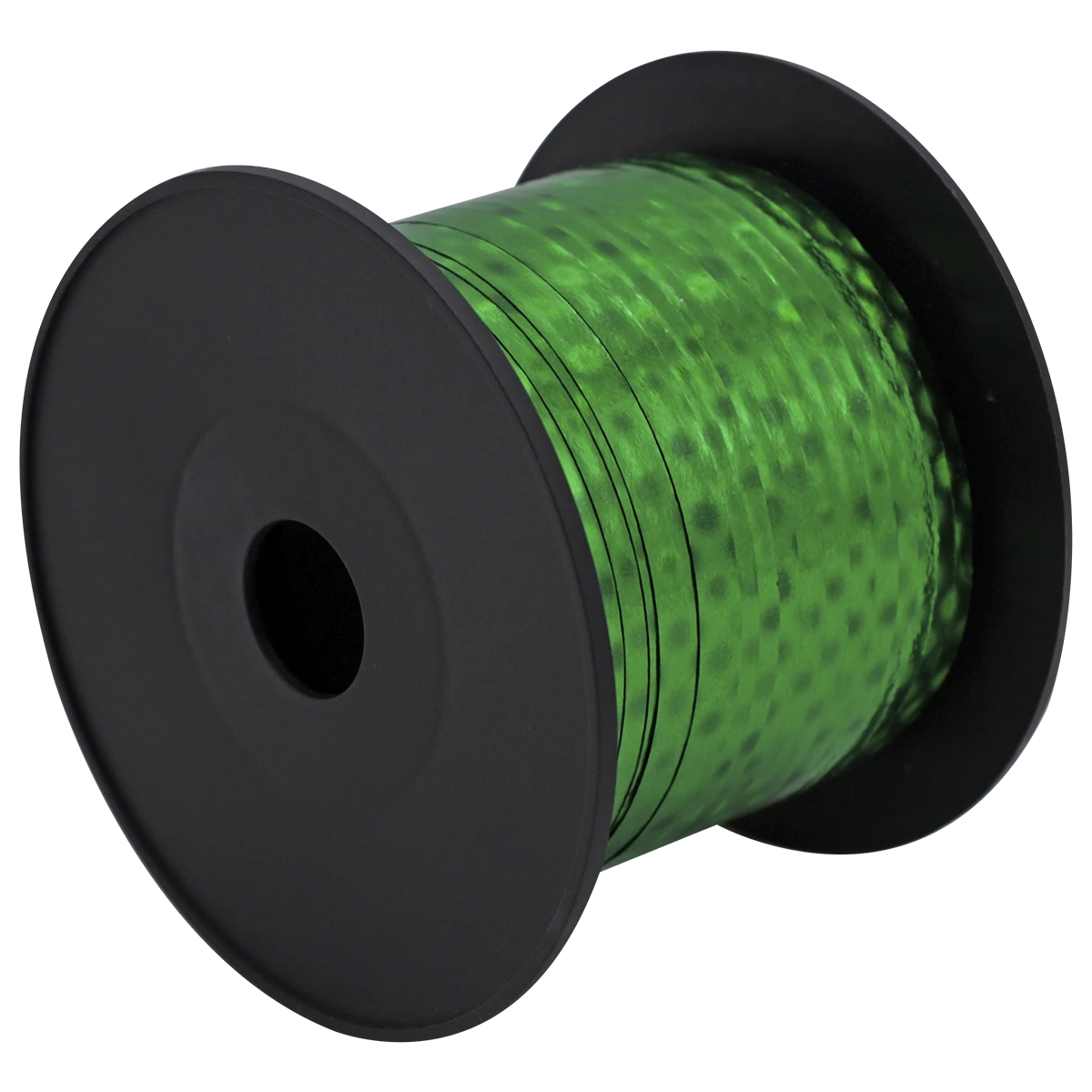 LISTON CURLING 100MTS BIG DOTS VERDE BANDERA