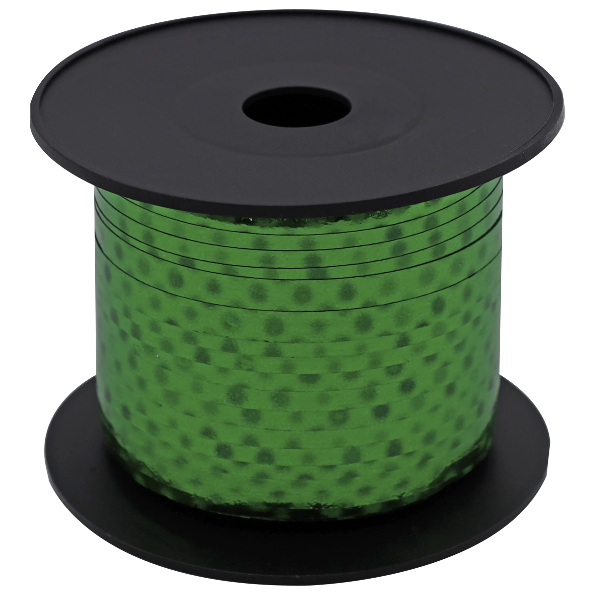 LISTON CURLING 100MTS BIG DOTS VERDE BANDERA