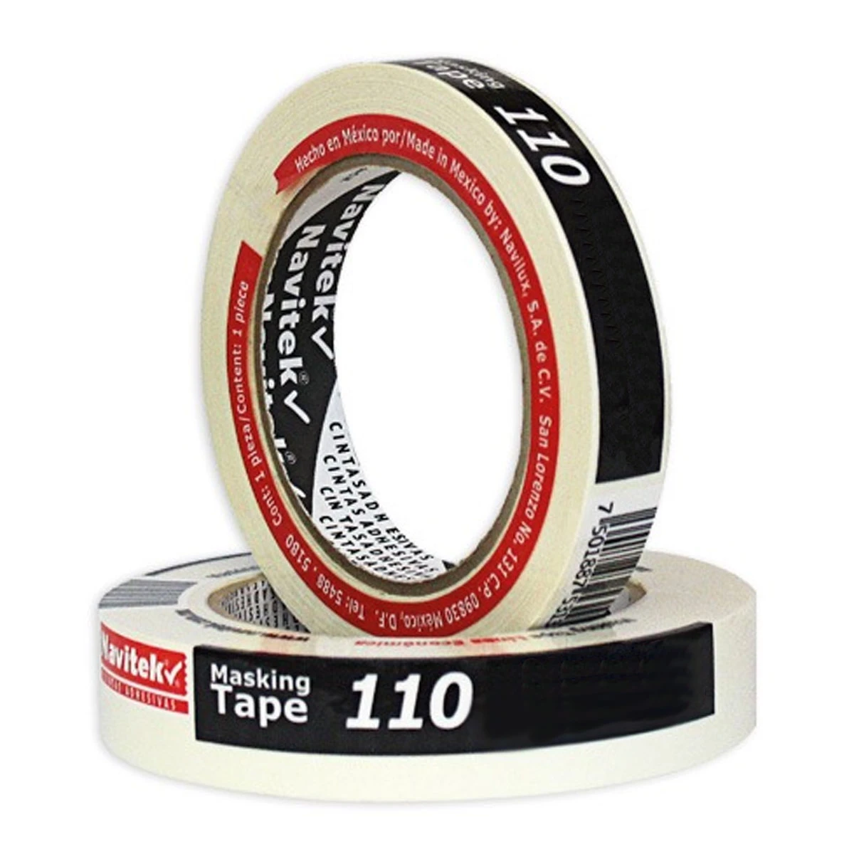 CINTA MASKING TAPE NAVILUX 110 18MM X 50MTS