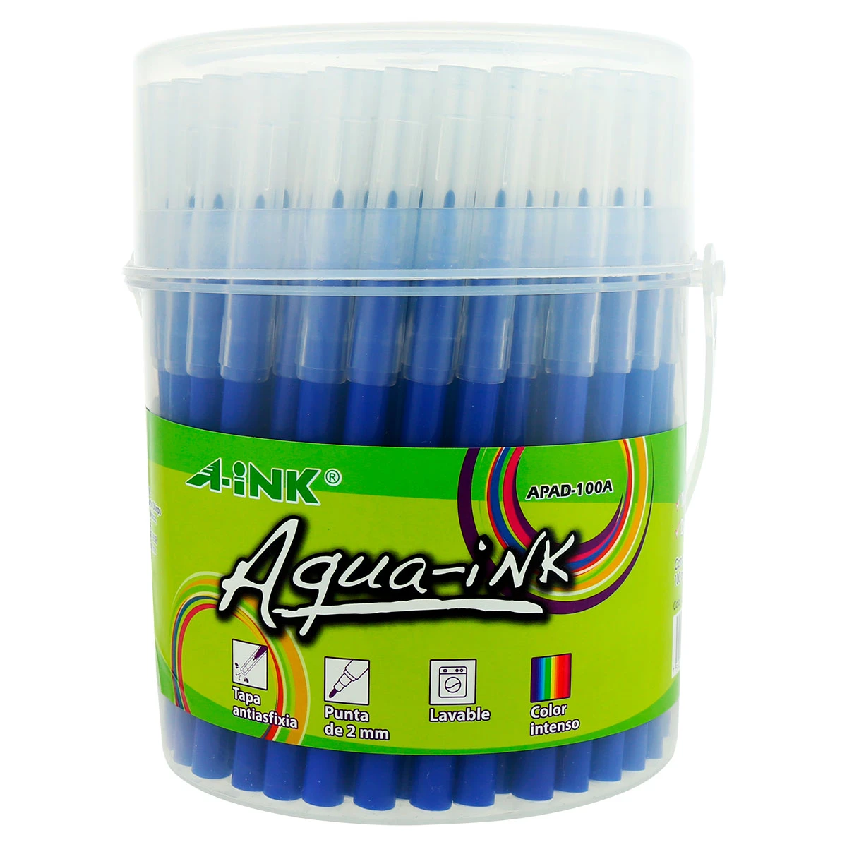 PLUMON DELGADO AQUA-INK APAD-12 AZUL