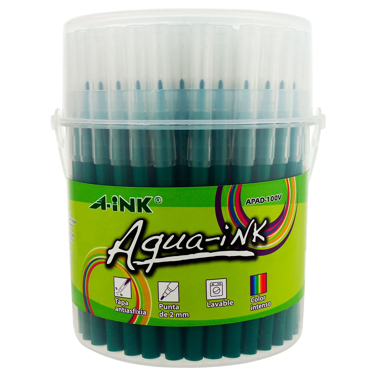 PLUMON DELGADO AQUA-INK APAD-12 VERDE