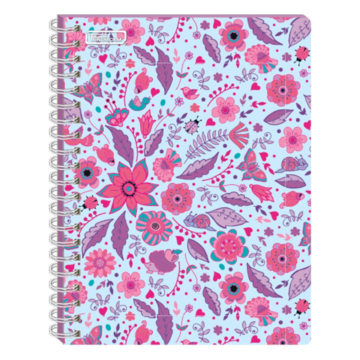 CUADERNO PROFESIONAL 100HJS FLORAL RAYA