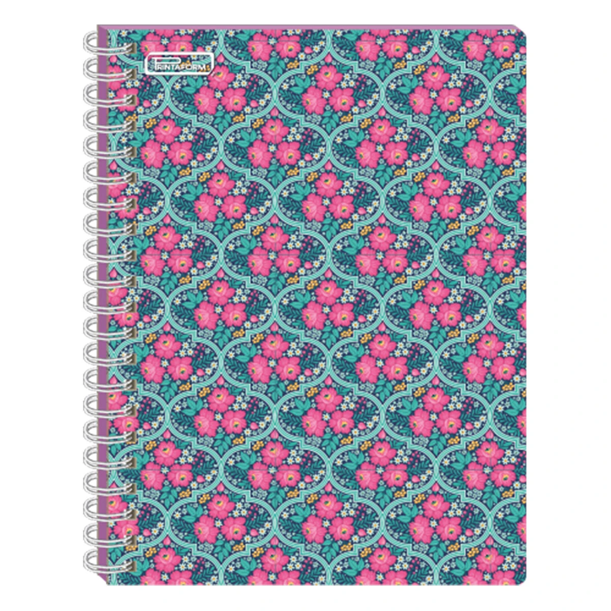 CUADERNO BOOK 100HJS FLORAL RAYA