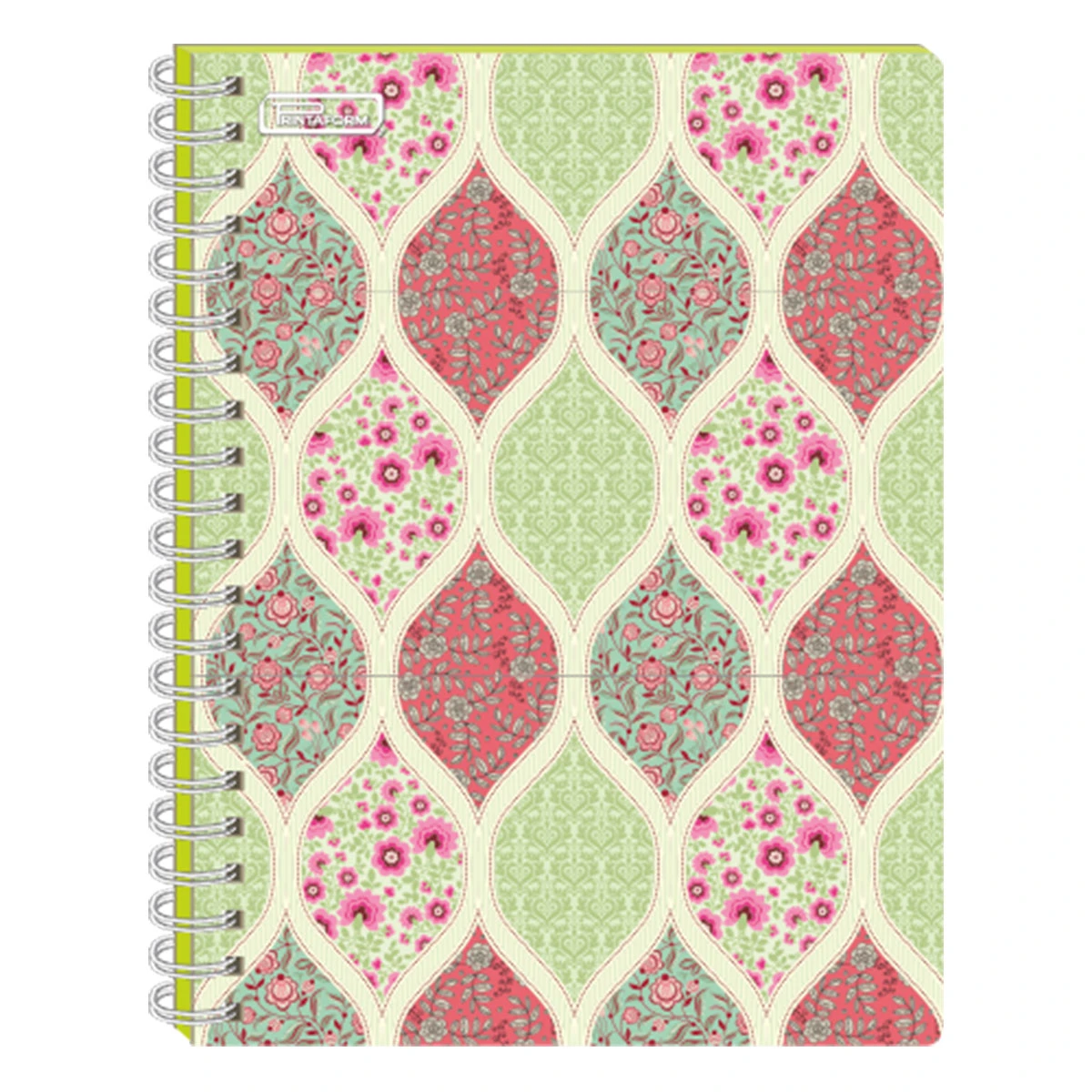 CUADERNO BOOK 100HJS FLORAL RAYA